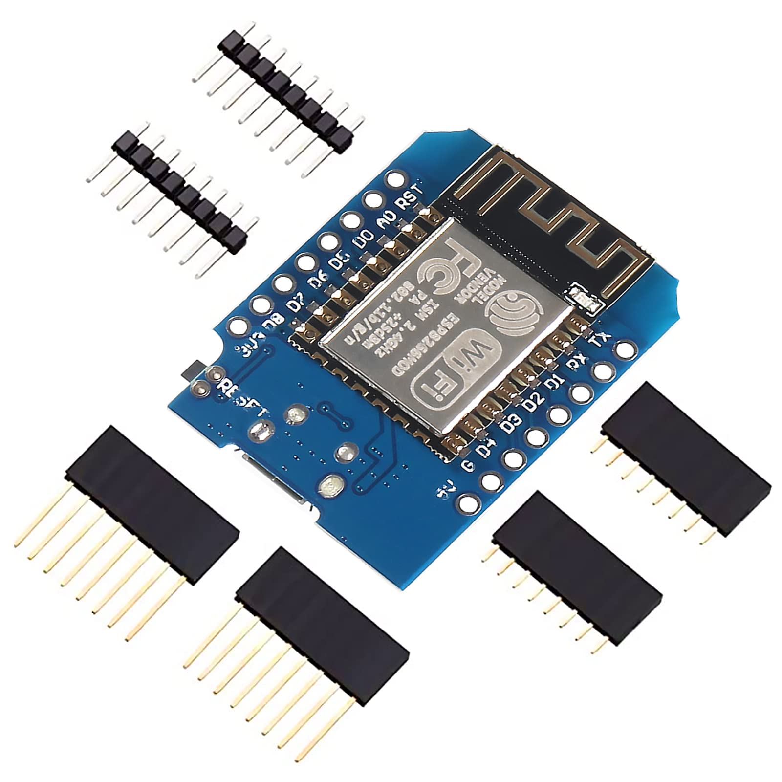 Coliao 10Pcs Esp8266 Esp 12F Nodemcu Lua Mini Wireless D1 Module Nodemcu Lua 4M Bytes Wlan Wifi Internet Development Board Compa