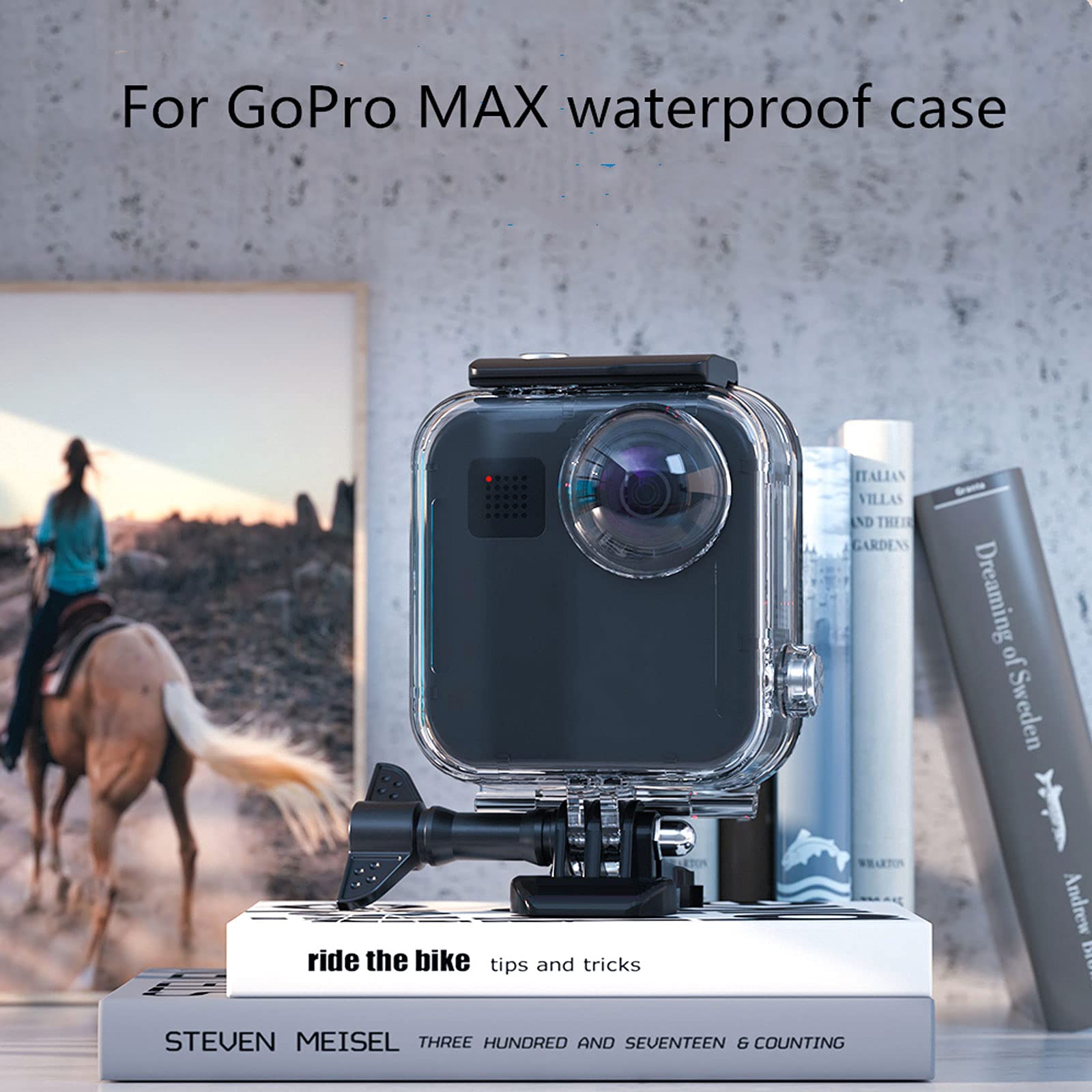 Touchscreen Waterproof Housing Case For Gopro Max 360 Diving Protection Underwater Dive Cover For Go Pro Max Camera Accessories