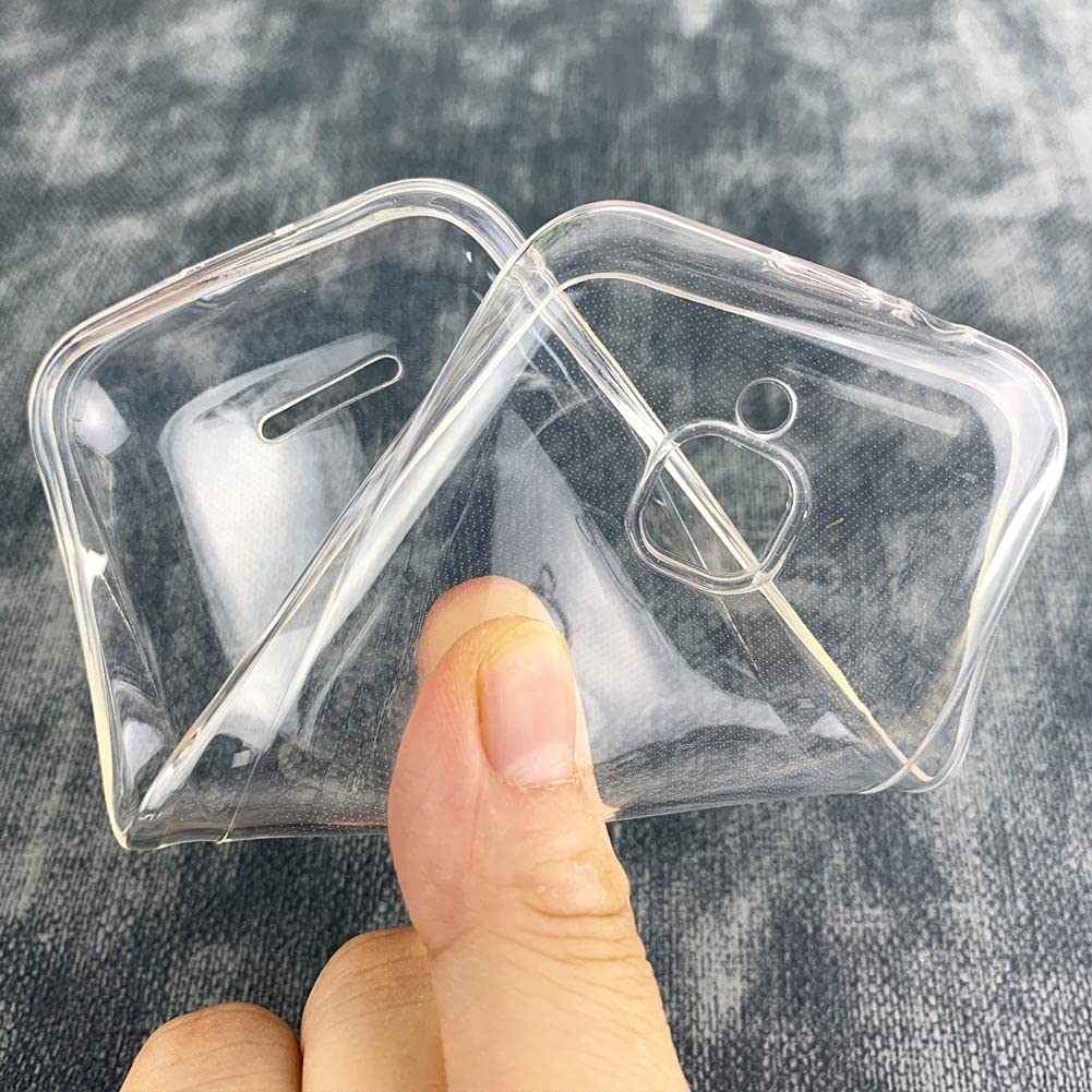 Ytaland For Nokia 6300 4G Case, Crystal Clear Soft Silicone Shockproof Tpu Transparent Bumper Protective Phone Case Cover For No