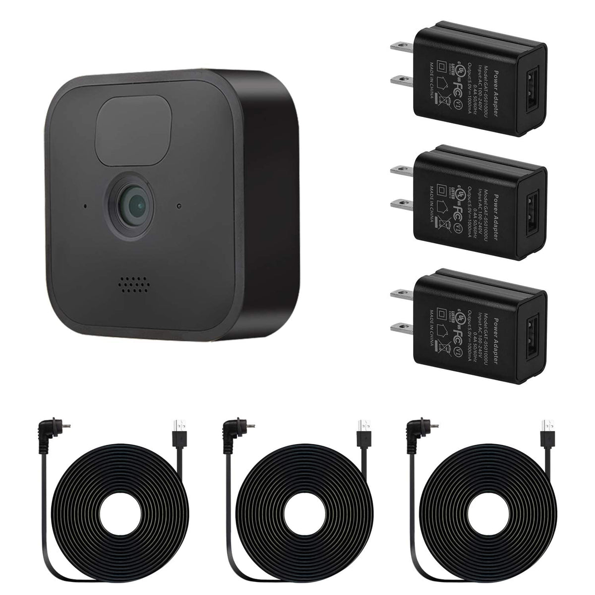 Zeshbit 3Pack Weatherproof Outdoor Power Adapter For Blink Outdoor (3Rd Gen) & Blink Xt / Xt2, With 30Ft/9M Long And Thin Chargi