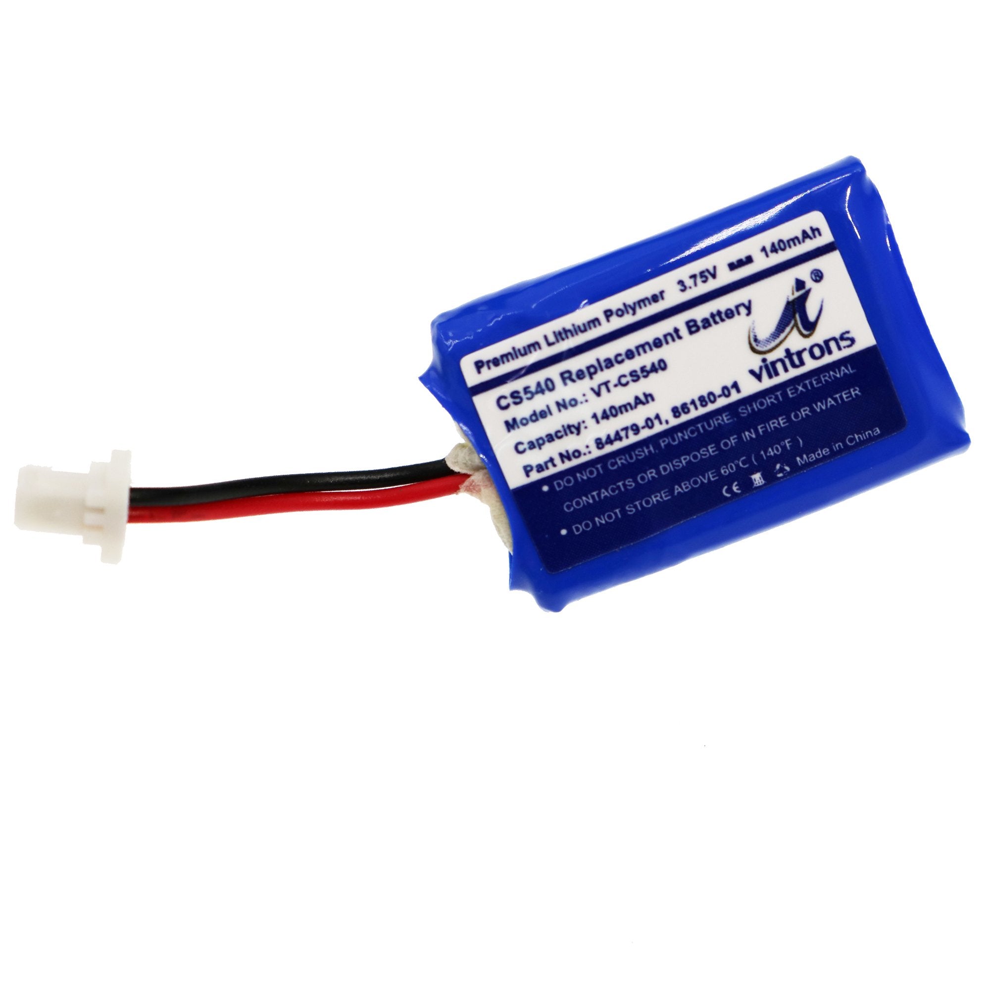 Cs540, C054 Battery Replacement, Vintrons 86180 01, 84479 01, Cs540 Battery For Plantronics Cs540, C054 Wireless Headset,