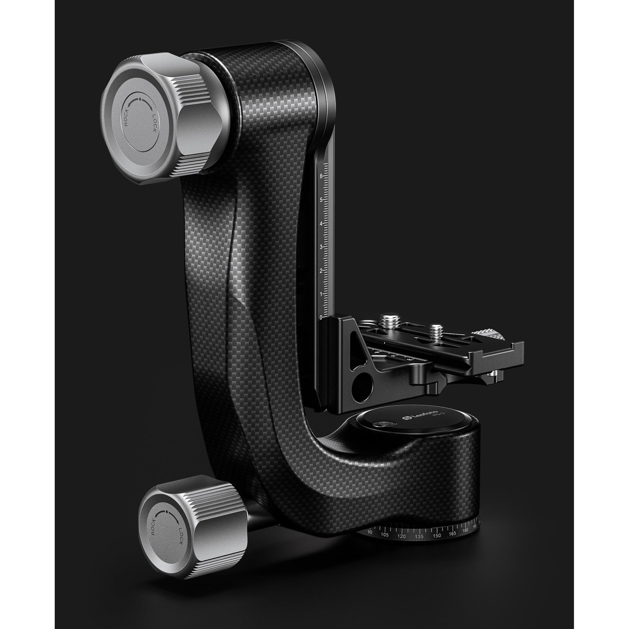 Leofoto Black Pg 1 Lightweight Heavy Duty Gimbal Tripod Head Arca Compatible