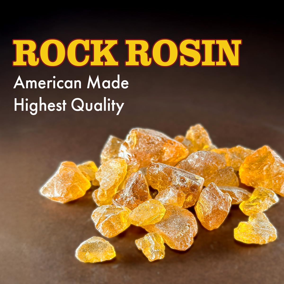 Rock Rosin 100% Pure American Chunk Resin - 8Oz - Creekwood Naturals