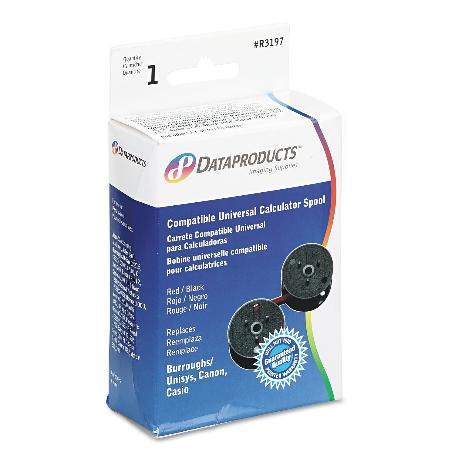 Dataproducts R3197   R3197 Compatible Ribbon, Black/Red