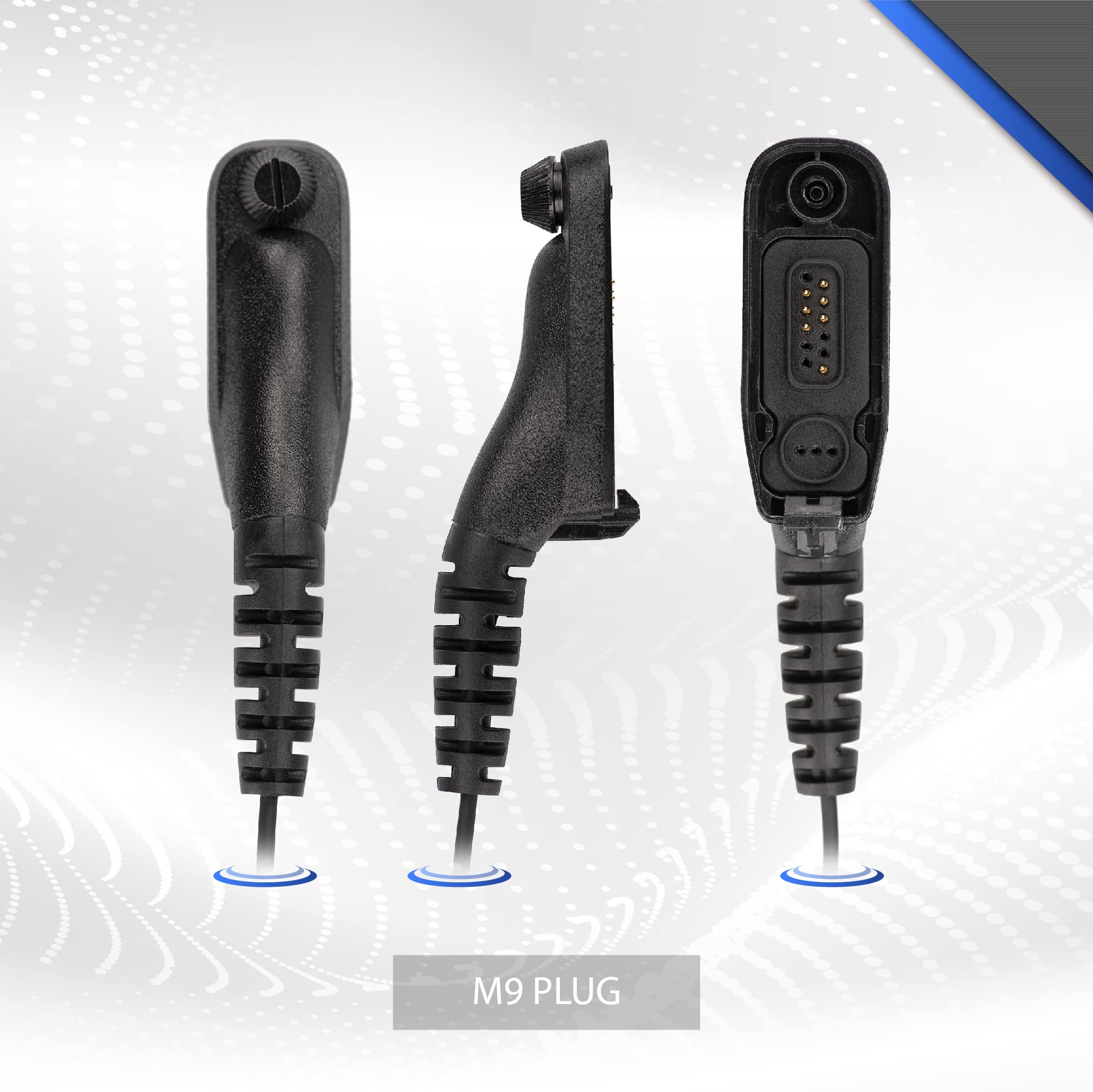 Arrowmax Ahdh0032 Bk M9 Noise Cancelling Headset Compatible With Motorola Apx6000 Apx7000 Apx8000 Xpr6350 Xpr6550 Xpr7550 Xpr735