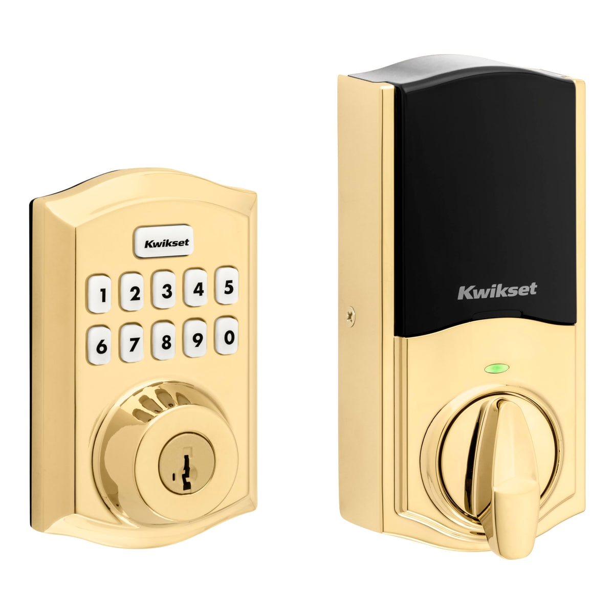 Kwikset Homeconnect 620 Z Wave Long Range Enabled Keypad Smart Lock With Convenient Keyless Entry, Customizable User Codes, S2 S