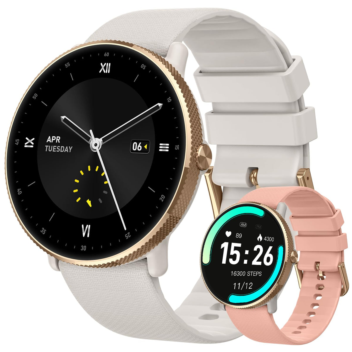 Smart Watch For Women Fitness Tracker: Make/Answer Call Smart Watches For Women Waterproof Digital Mens Watches Running Smartwat