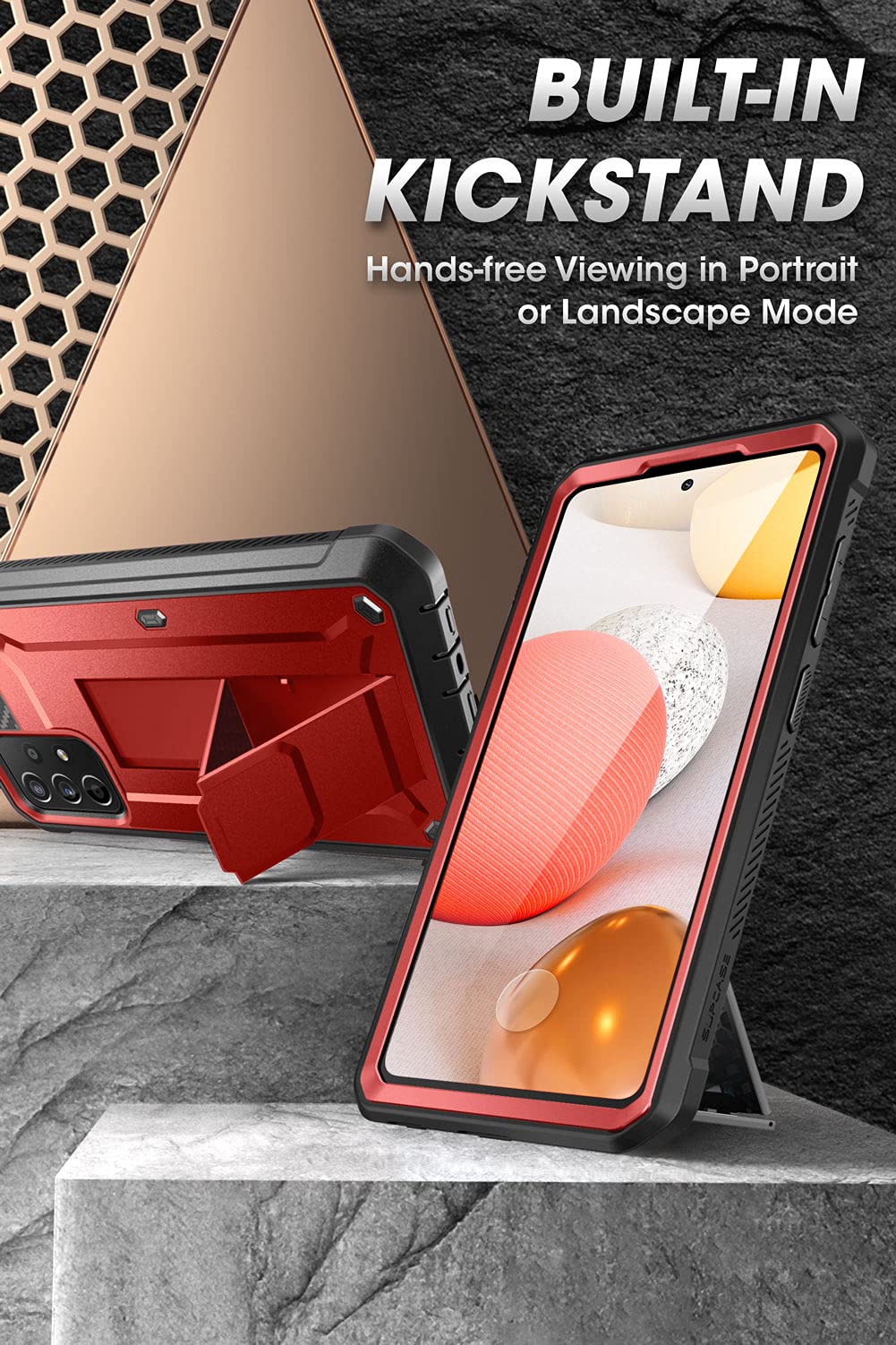 Supcase Unicorn Beetle Pro Series Designed For Samsung Galaxy A52 4G/5G (2021) Case, Full Body Rugged Holster & Kickstand Case W