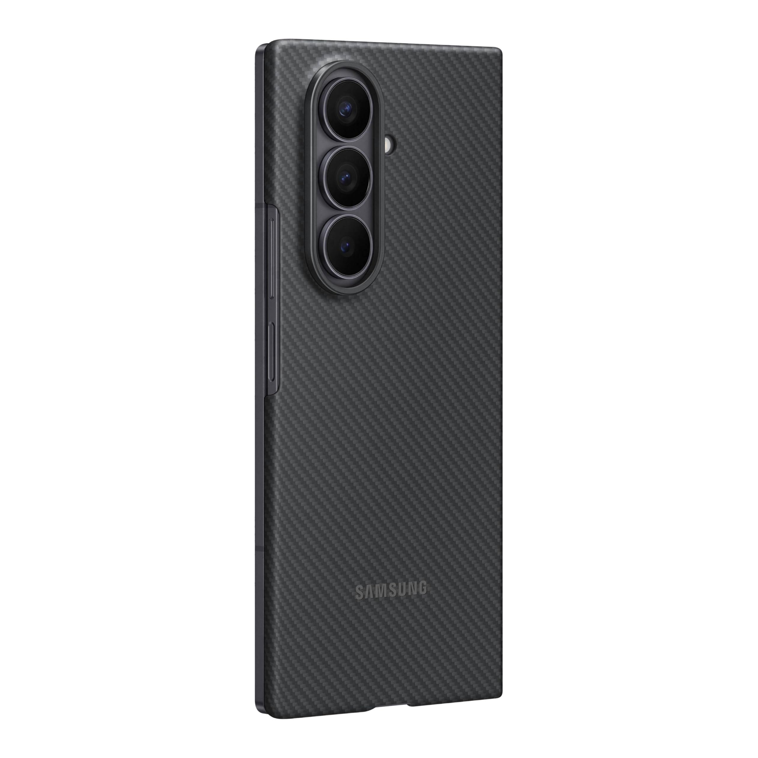 Samsung Galaxy Z Fold7 Official Carbon Shield Phone Case, Sleek, Tough, Durable, Ultraslim, Screen Protector, Us Version, Black