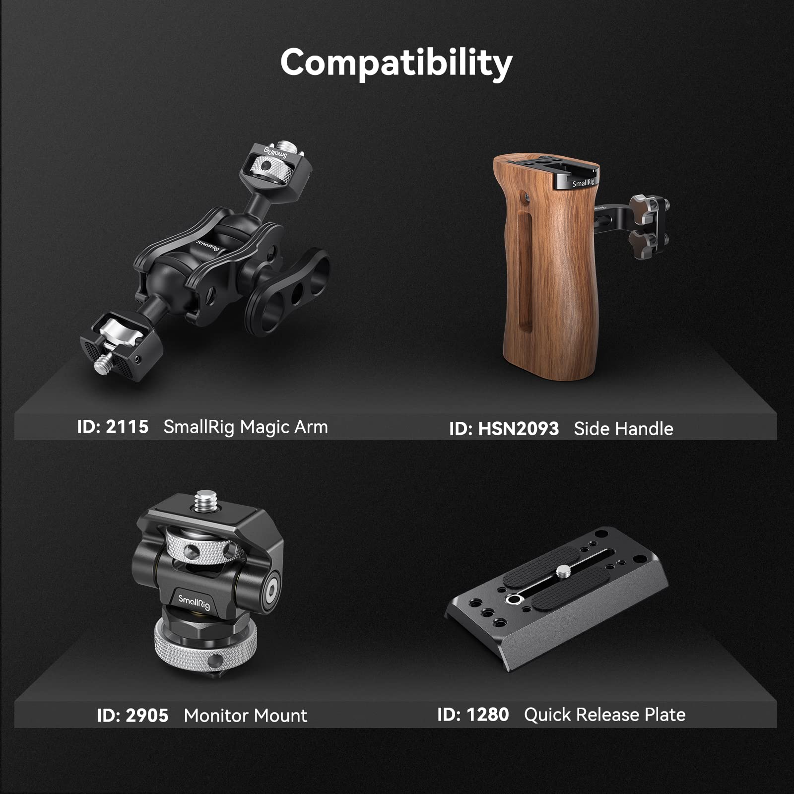 Smallrig R5/R6/R5 C Cage Kit For Canon R5/R6/R5 C, Camera Handheld Kit With Top Handle And Cable Clamp - 3830