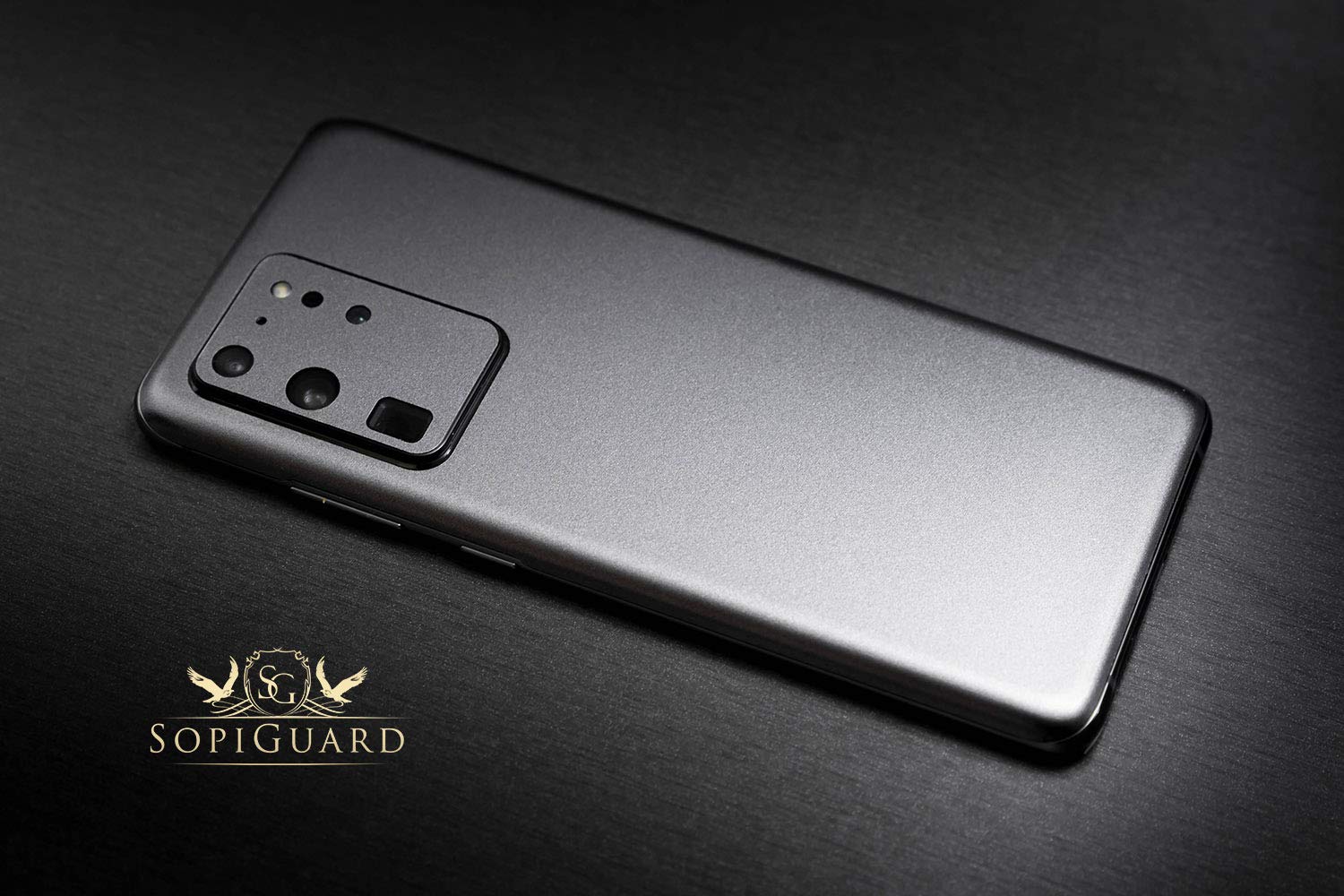 Sopiguard Sticker For Surface Duo Phone Edge To Edge Precision Vinyl Skin Wrap (Icy Gunmetal Grey)