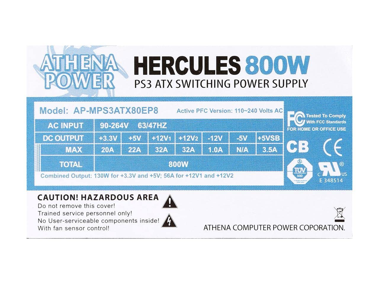 Srv Psu Athena| Ap Mps3Atx80Ep8%