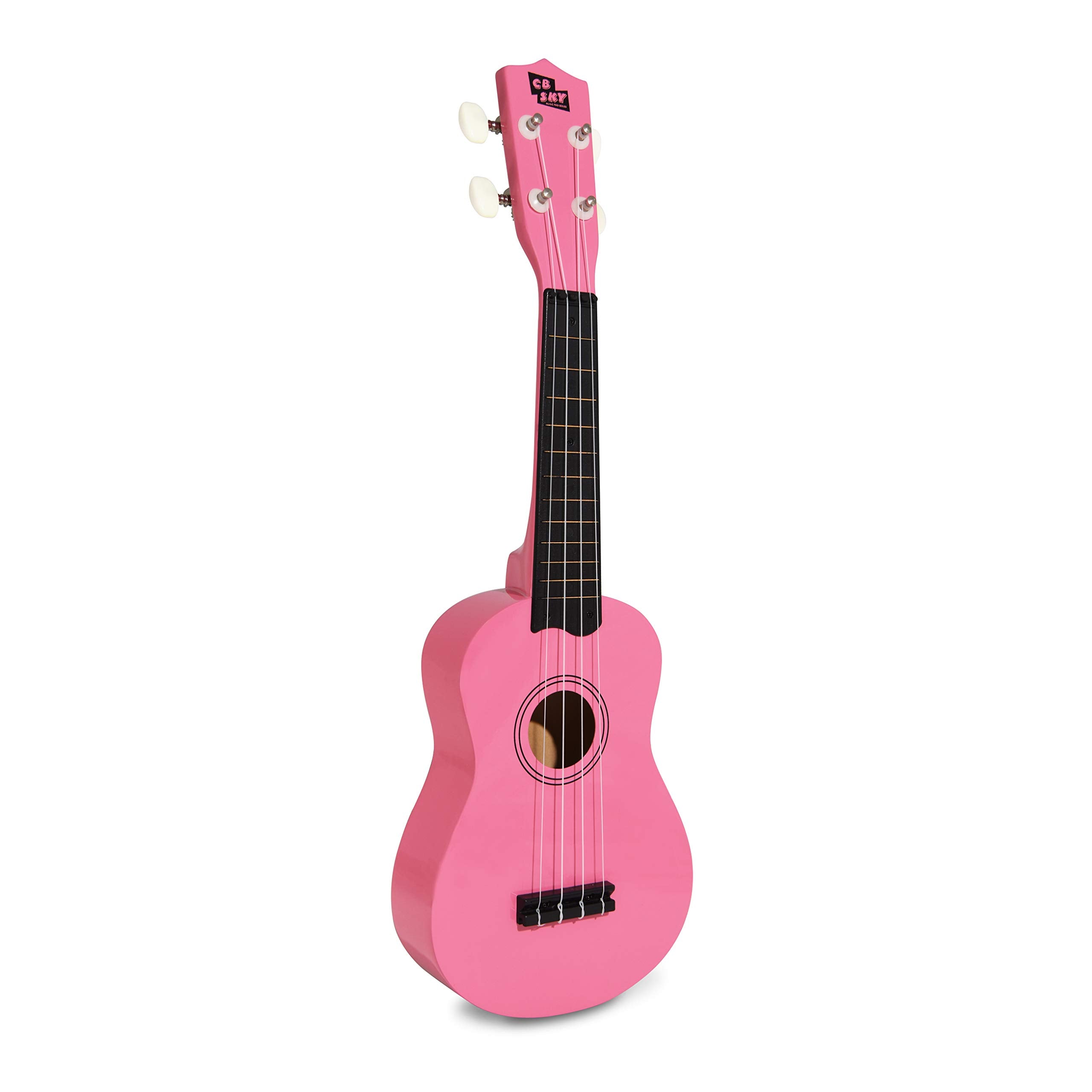 Cb Sky Soprano Ukulele 21''/53Cm Beginners, Students Kids Guitar (Pink)