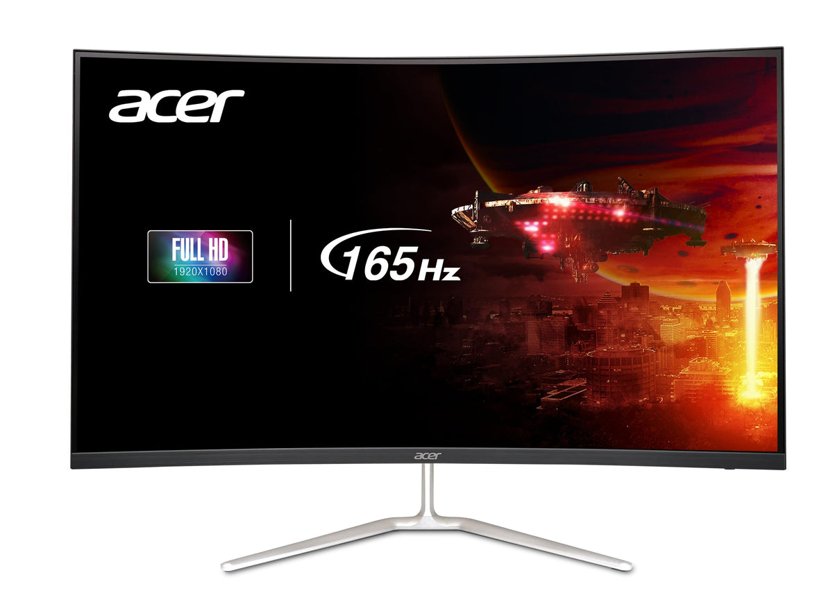 Acer Nitro 31.5'' Fhd 1920 X 1080 1500R Curved Pc Gaming Monitor | Amd Freesync Premium | Up To 165Hz Refresh | 1Ms Vrb | Vesa M
