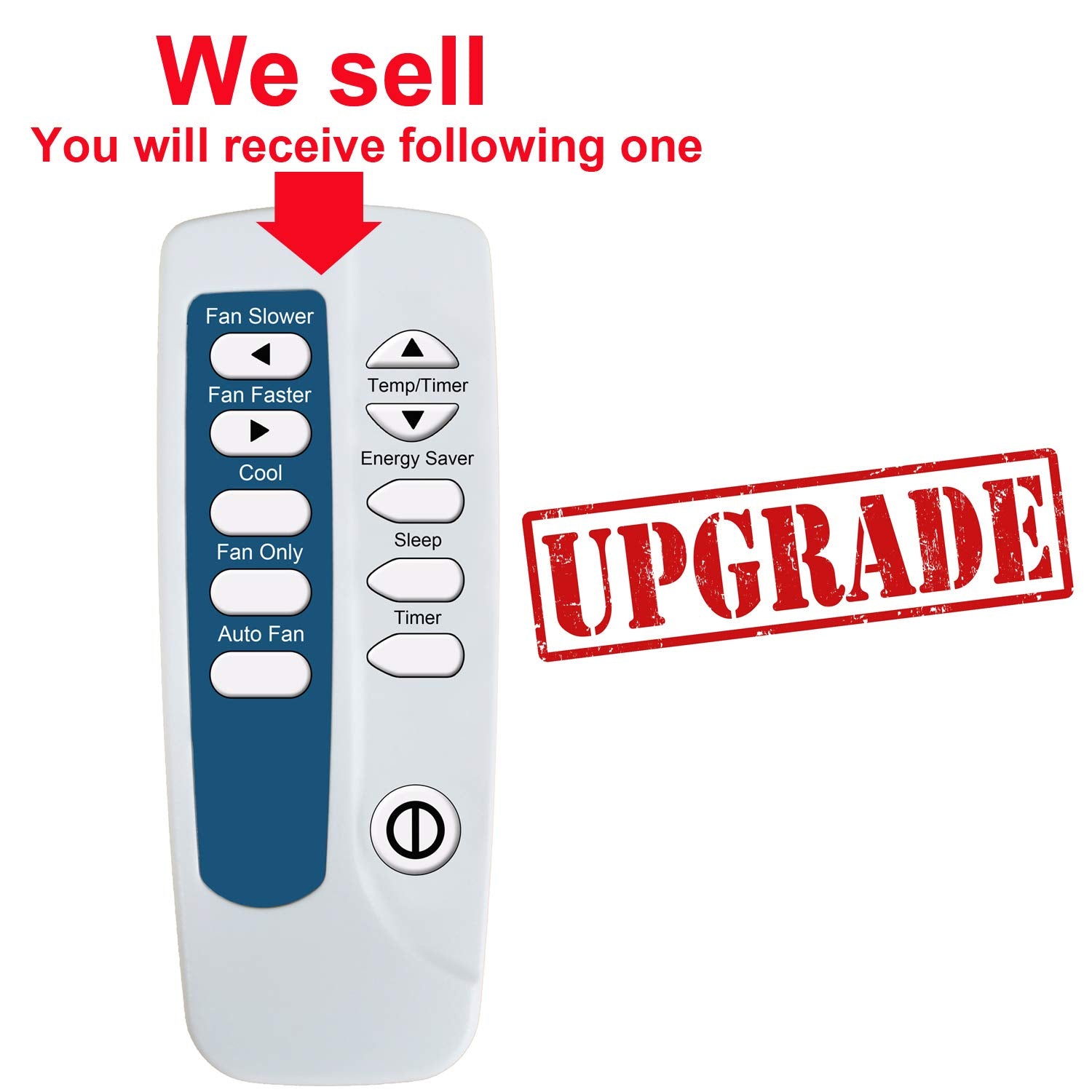 Rcecaoshan Replacement For Frigidaire Air Conditioner Remote Control Model Number Rg15D/E-Ell Rg15D/E-Ell1