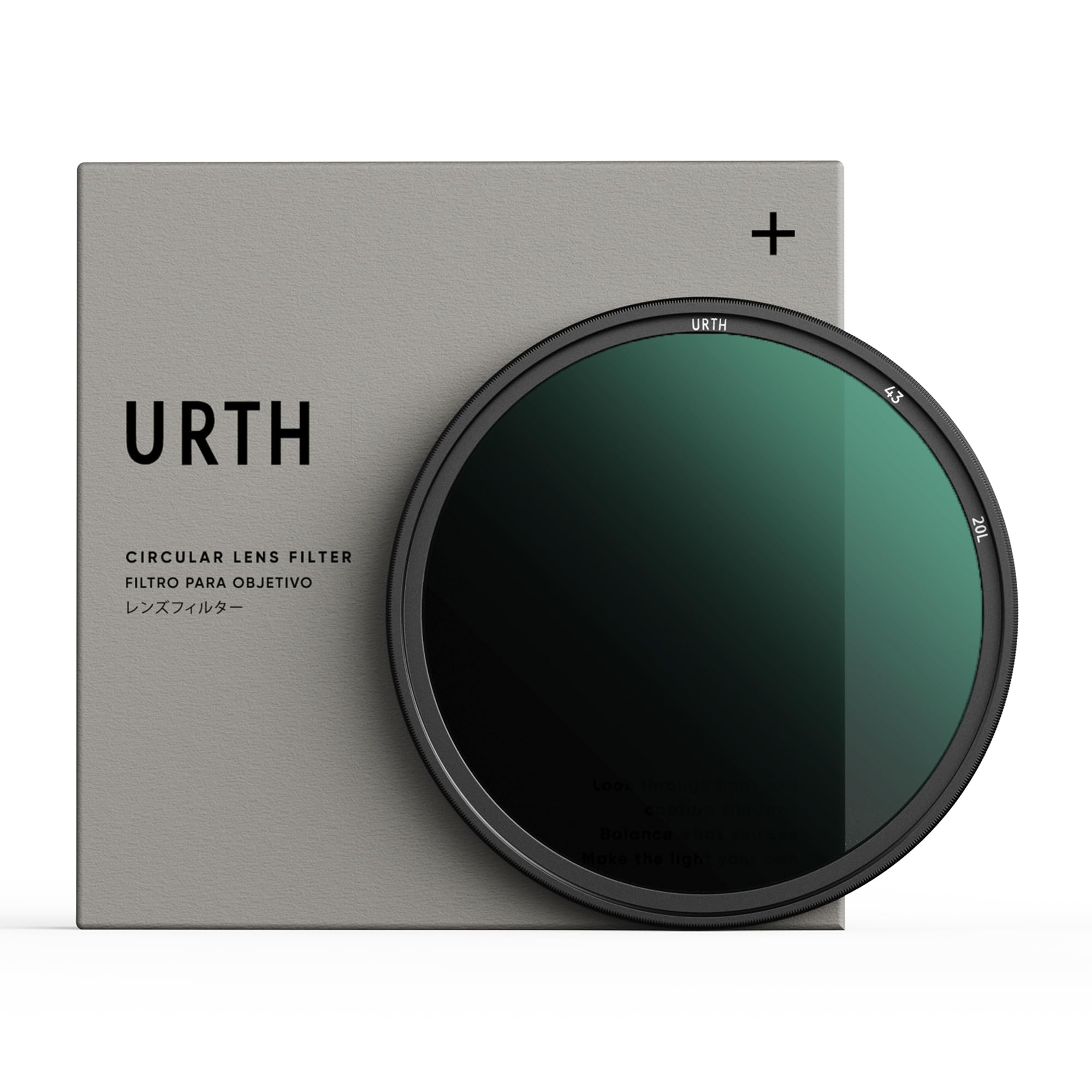 Urth 43Mm Nd16 (4 Stop) Lens Filter (Plus+)   20 Layer Nano Coated, Ultra Slim Neutral Density Camera Lens Exposure Filter