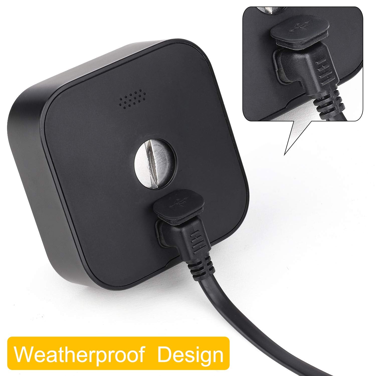 Itodos 3 Pack 25Ft/7.5M Outdoor Power Cord For Blink Outdoor (3Rd Gen) Xt3,Blink Outdoor 4(4Th Gen)/Blink Xt Xt2 Camera With Adapter,Weatherproof Power Cable,Charging Cable Charger For Blink Outdoor