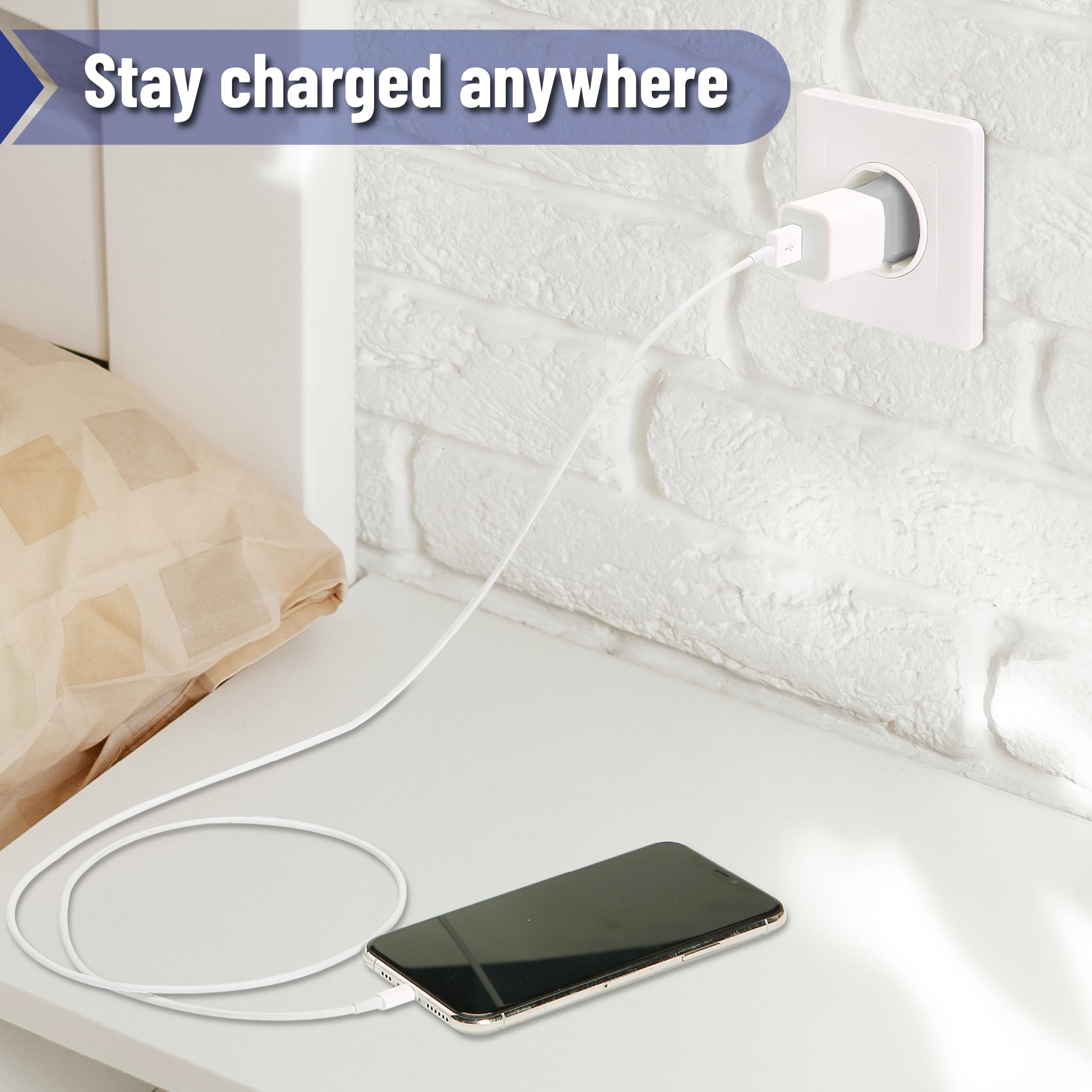 Bates  European Travel Plug Adapter, 3 Pack, Grey Shades, European Plug Adapter, Us To Europe Plug Adapter, Adapter For Europe P