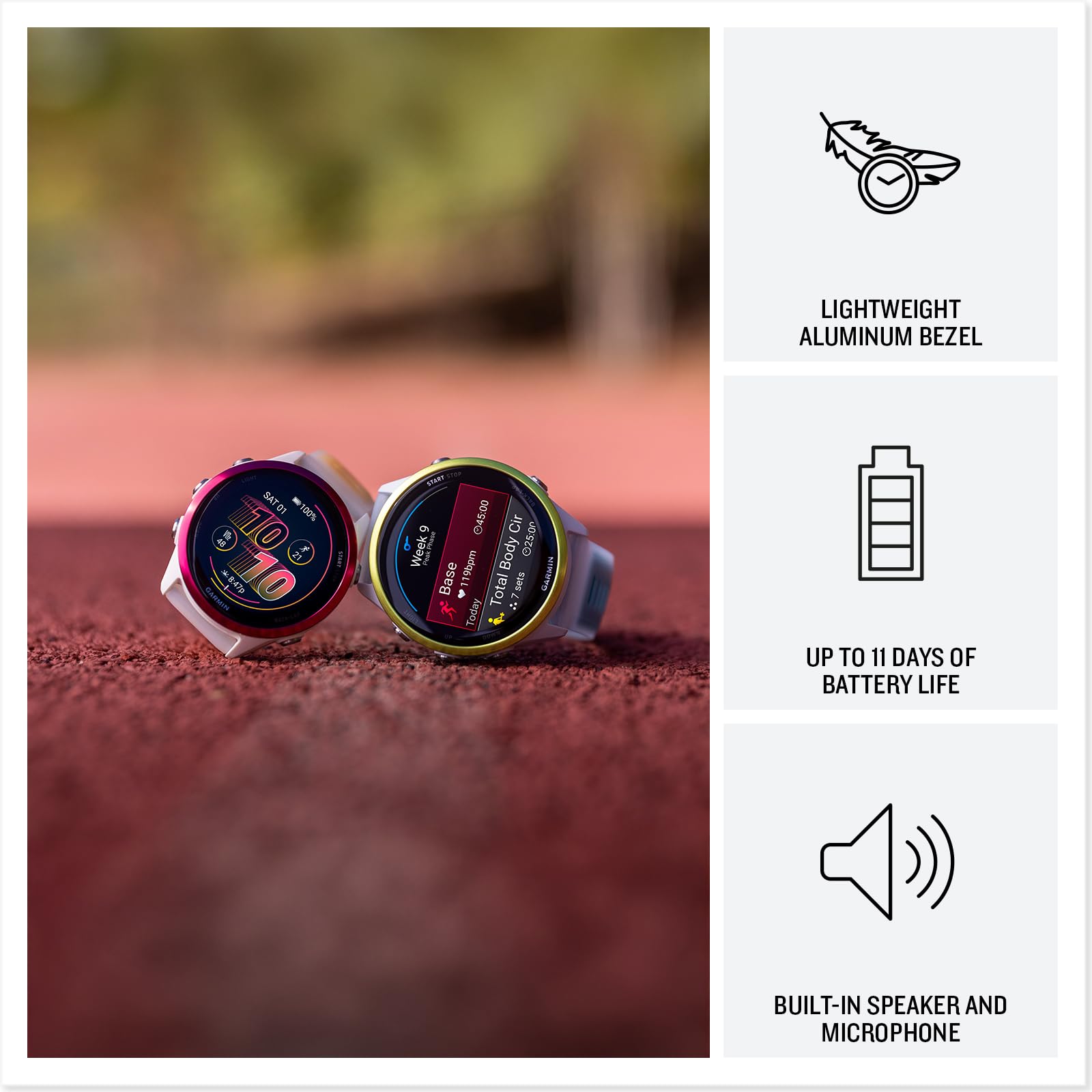 Garmin Forerunner 570 Advanced Gps Running And Triathlon Smartwatch Bundle (47 Mm, Indigo/Translucent Imperial Purple)