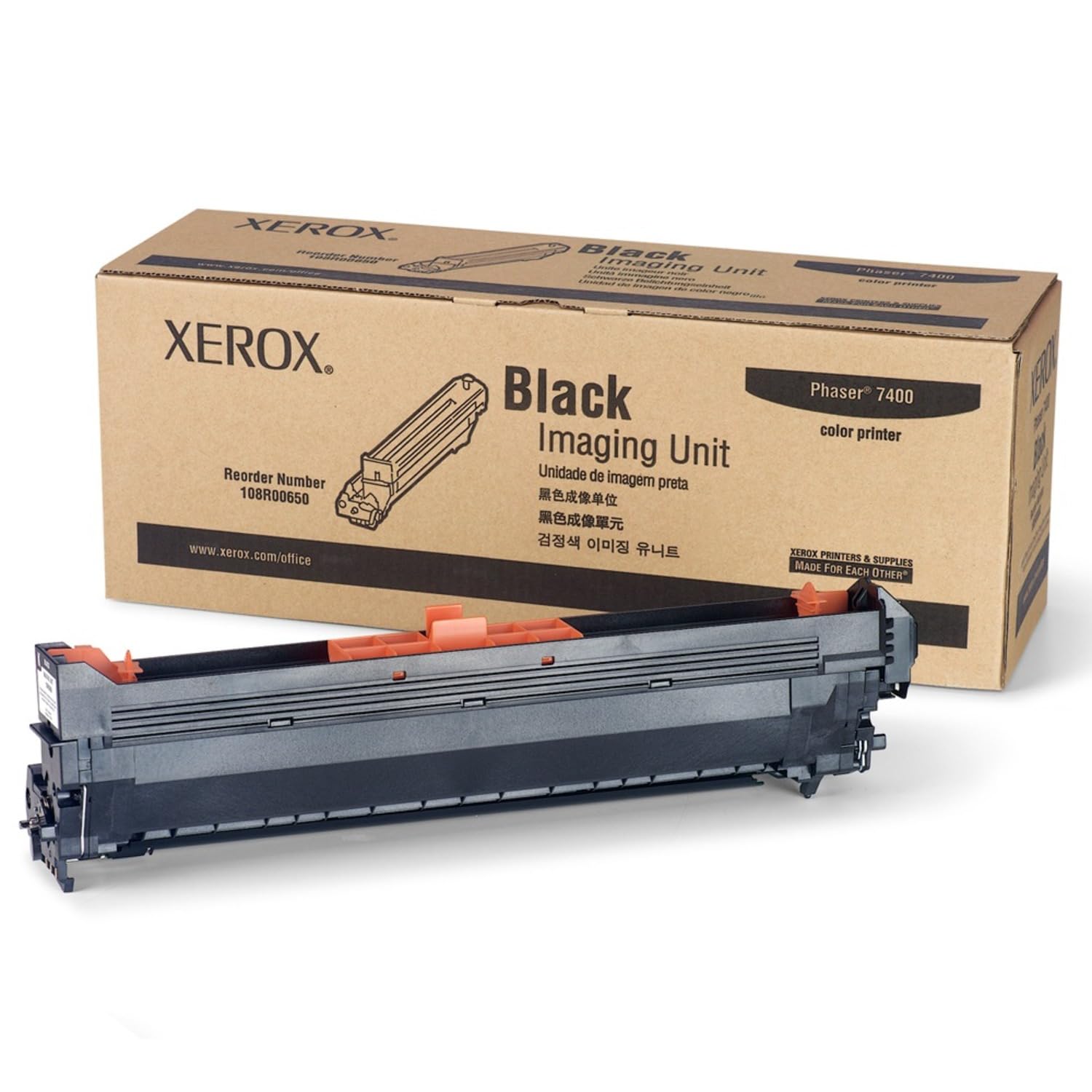 Xerox 108R00650 Imaging Unit, 30,000 Page Yield, Black