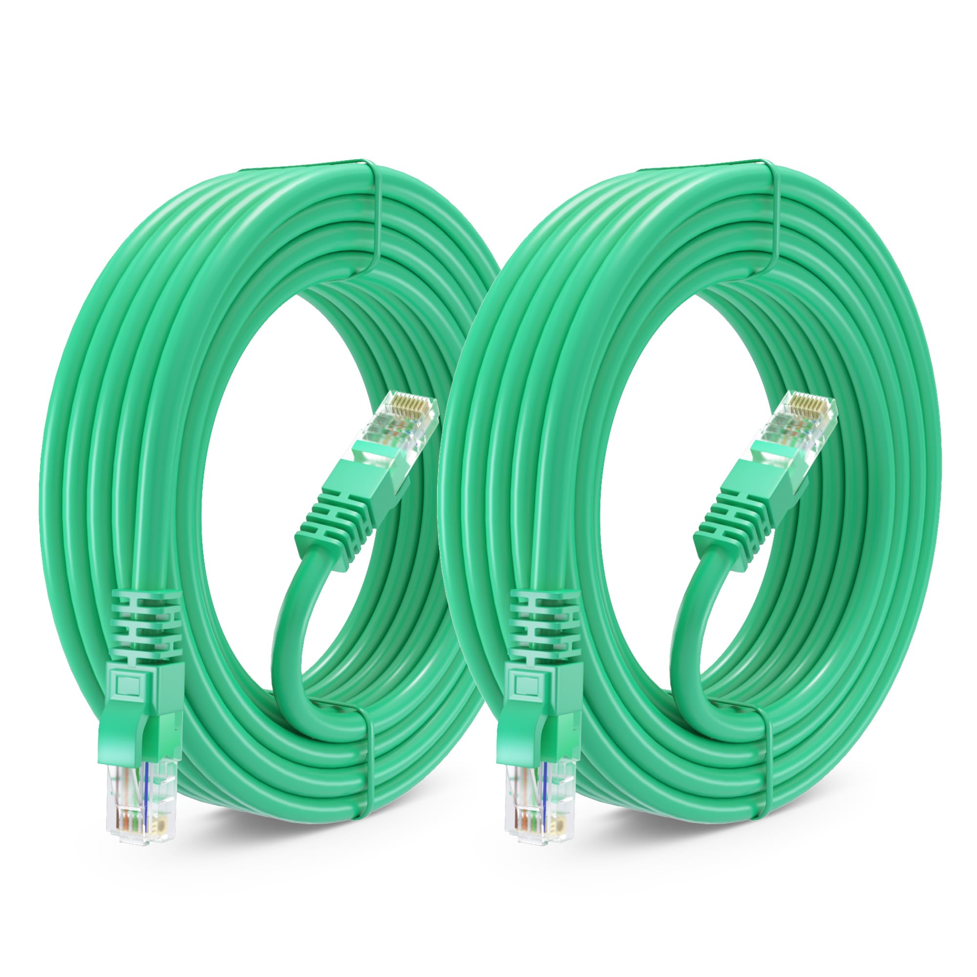 Maximm Cat 6 Ethernet Cable 20 ft (2Pack)  HighSpeed LAN Cable, Internet Cable, Patch Cable, and Network Cable  UTP, 10Gbps,