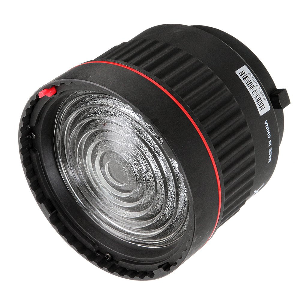 Fotga 10X Focus Bowens Mount Fresnel Lens Studio Light Focus Adjustment + 4 Colorful Filters For Studio Flash Led Light Photo St
