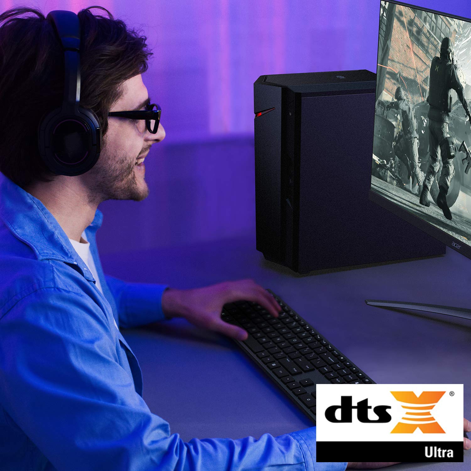 Acer Nitro 50 N50-640-Ur13 Gaming Desktop | 12Th Gen Intel Core I5-12400F 6-Core Processor | Nvidia Geforce Rtx 3050 | 16Gb 3200