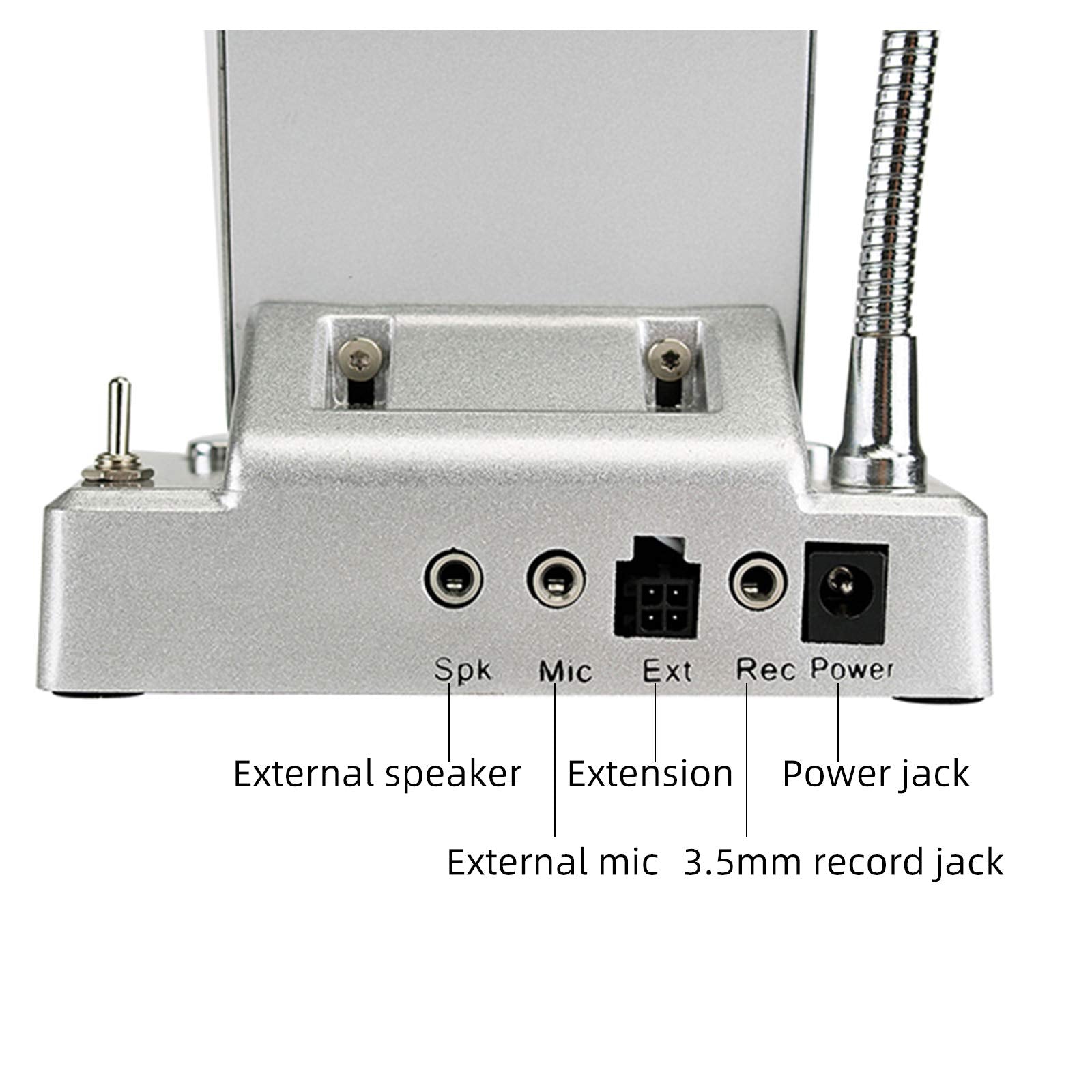 Retekess Tw102 Window Intercom,Intercom System,8M Microphone,Connect Wireless Mic,Speaker For School,Hospital,Express(3 Pack)