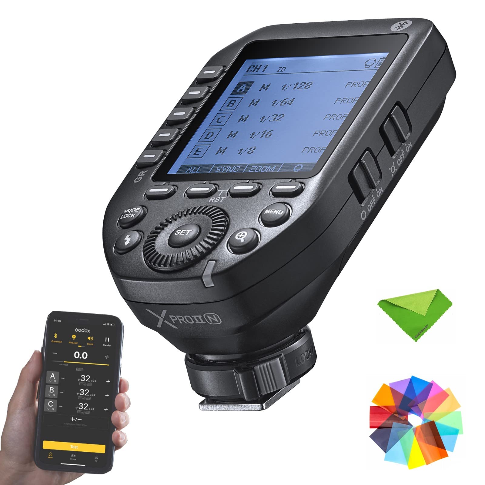 Godox Xproii Xproii N Xproiin Flash Trigger For Nikon, Wireless Transmitter 2.4G Ttl Hss 1/8000S Bluetooth Connection, New Hotsh