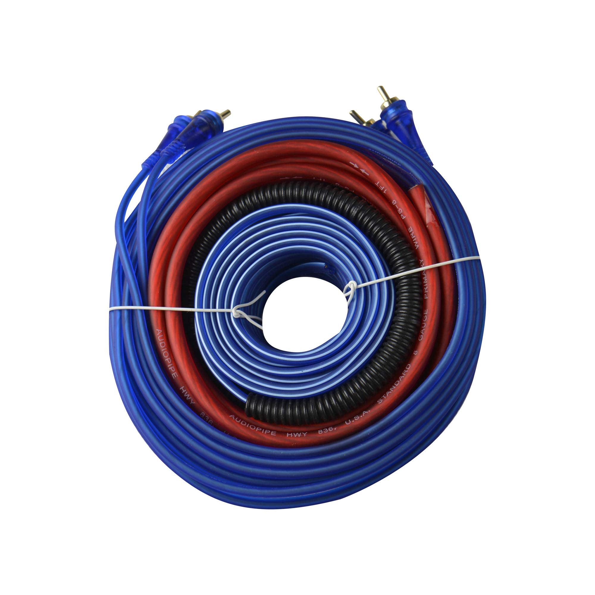 Amp Wiring Kit Audiopipe 8 Ga.For Systems Up To 1500Watts