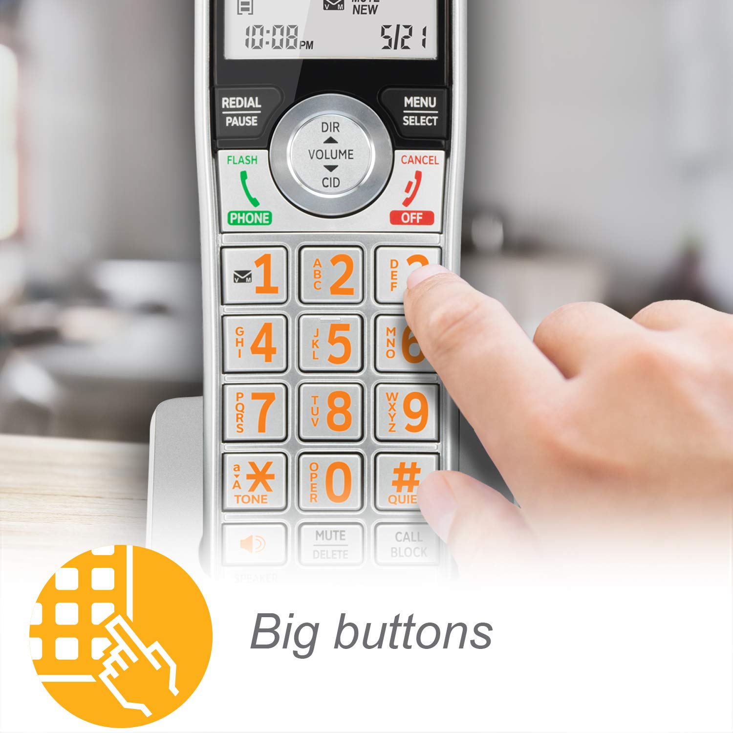 At&T Cl80107 Additional Handset For Cl82X07, Cl82X57, Cl82X67, Cl83X07, Cl84X07 Series Cordless Phone