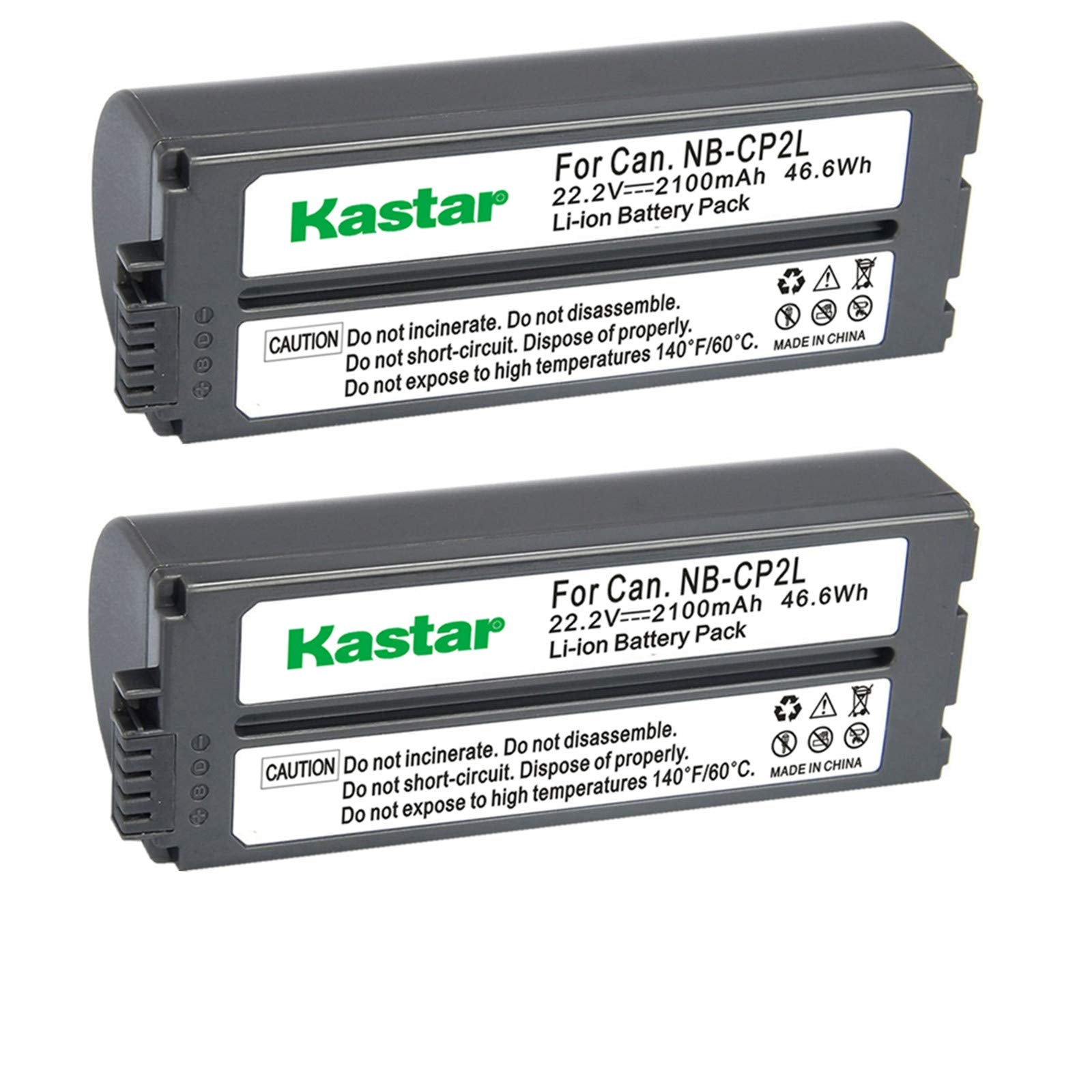 Kastar Battery Nb Cp2L 2 Pack For Canon Nb Cp1L Nb Cp2L, Compact Photo Printers Selphy Cp100 Cp200 Cp220 Cp300 Cp330 Cp400 Cp510