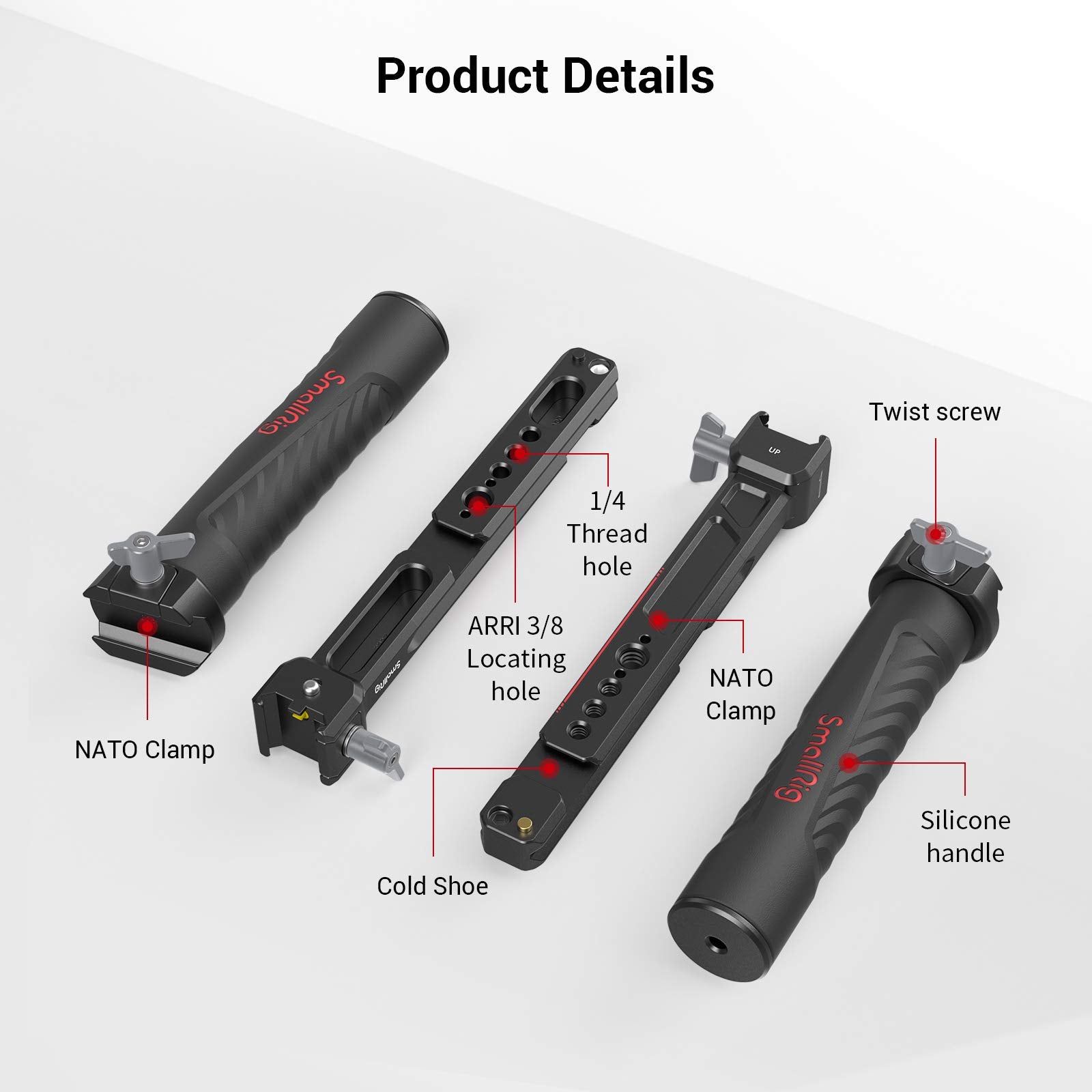 Smallrig Dual Handle Handgrip For For Dji Rs 2 / Rsc 2 / Rs 3 / Rs 3 Pro Gimbal   3027