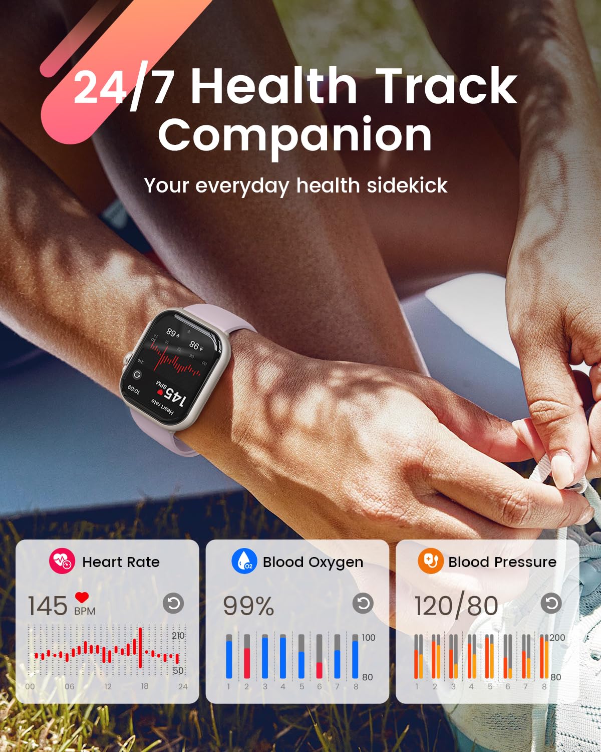 Smart Watches For Men Fitness Tracker: 1.85 '' Smart Watch With 30 Days+1000 Mah Battery Life Make/Recive Call Heart Rate Blood