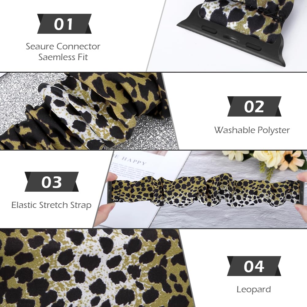 Beatlone Solo Loop Sport Bands Compatible For Scrunchie Apple Watch Band 38Mm 40Mm 41Mm 42Mm 44Mm 45Mm 49Mm Soft Stretchy Wristb