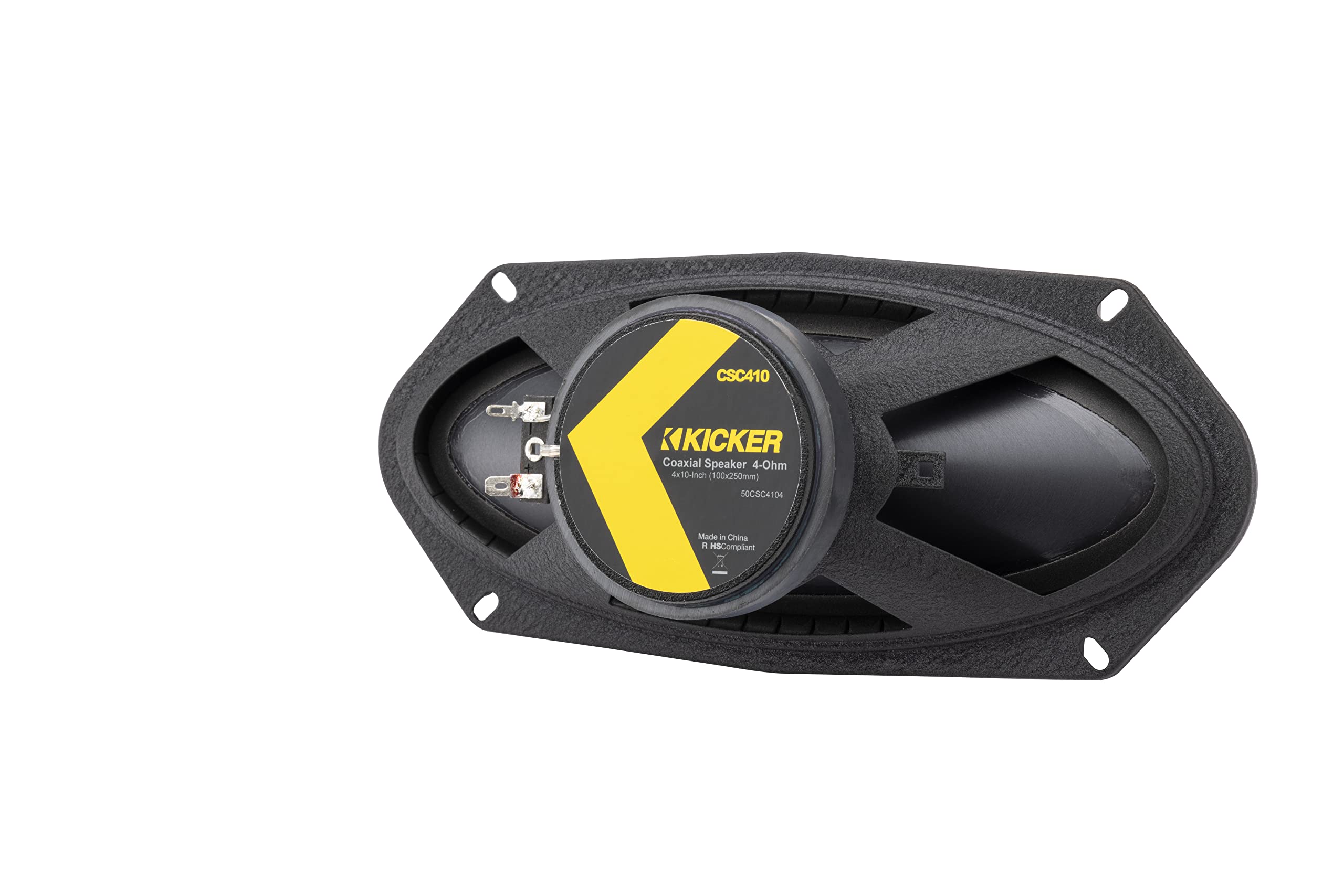 Kicker 50Csc4104 4X10 Drop In Coaxial Speakers, Pair, 4 Ohm