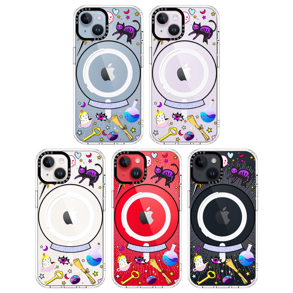 Mosnovo Compatible With Magsafe Designed For Iphone 14 Plus Case, [Buffertech 6.6 Ft Drop Impact] Shockproof Tpu Protective Bump