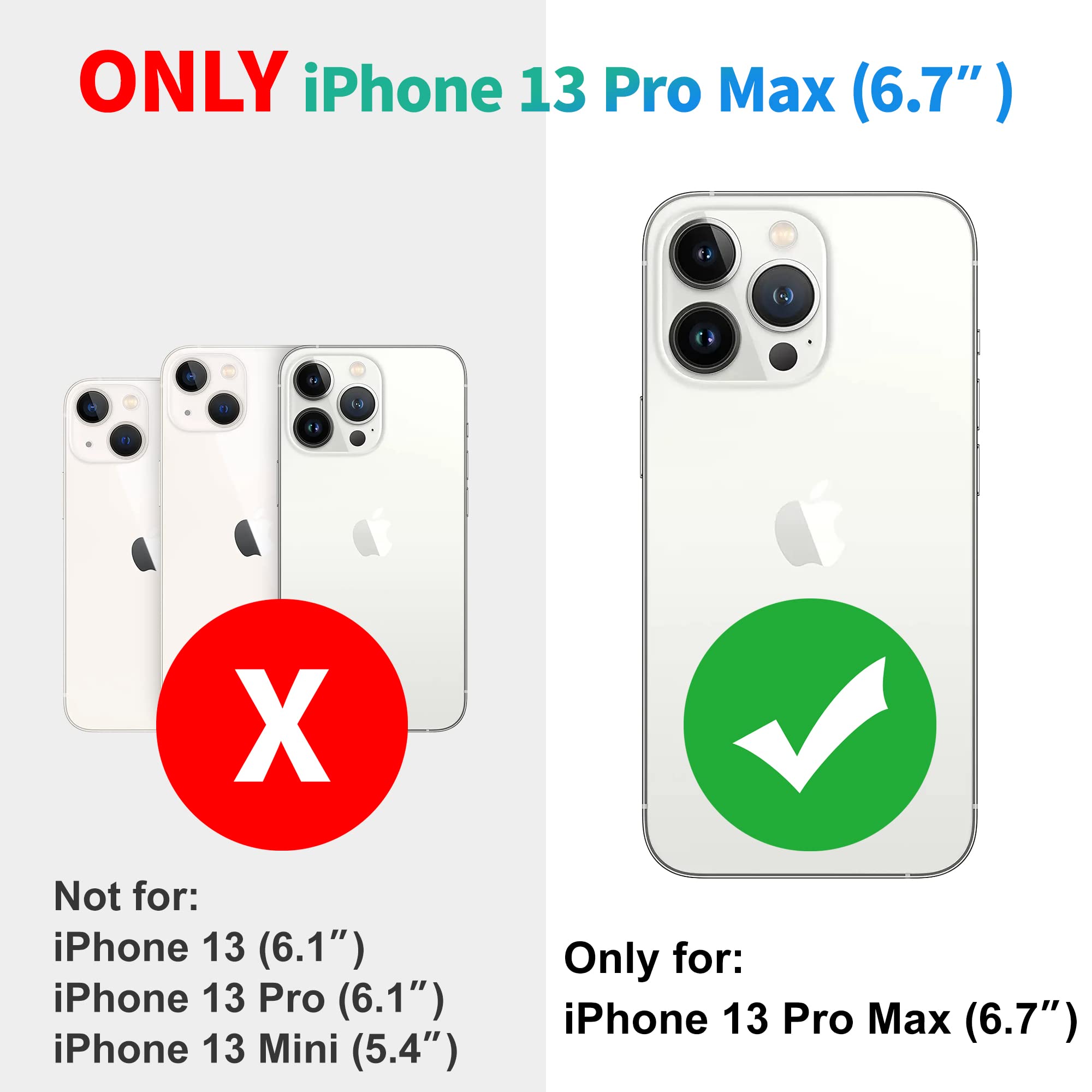 Sportlink Compatible With Iphone 13 Pro Max Waterproof Case   Built In Screen Protector Full Body Shockproof Dustproof Ip68 Wate