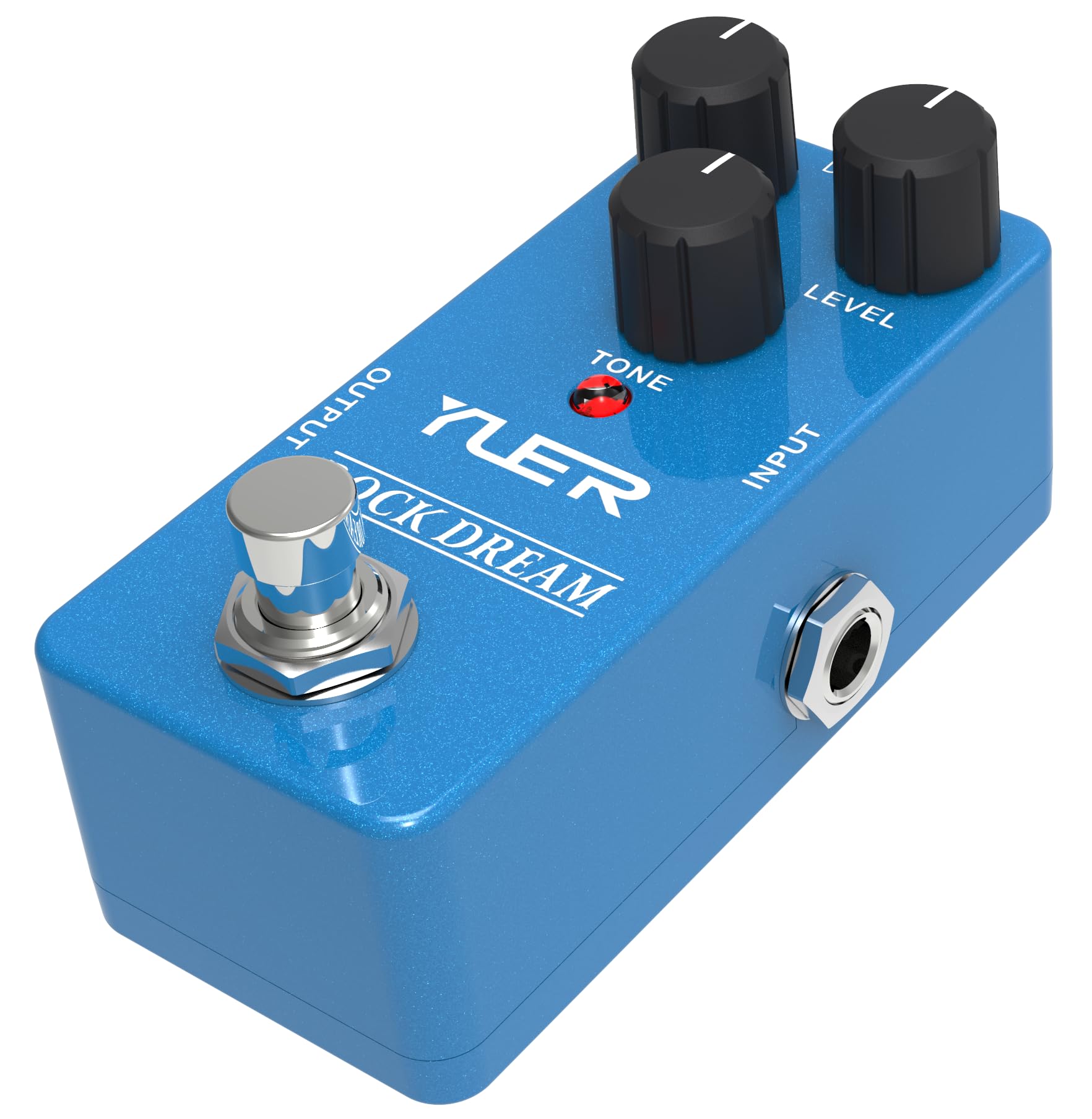 Rock Dream,Guitar Pedal,Electric Guitar Effects Pedal For Guitars And Bass Effect Pedals Mini Single Type Dc 9V True Bypass