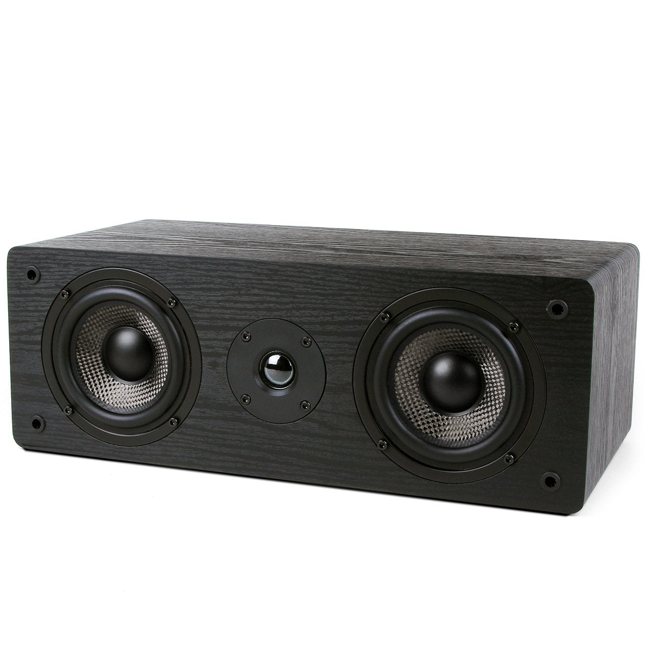 Micca Mb42 C Center Channel Speaker For Home Theater, Surround Sound, Passive, 2 Way (Black, Each)