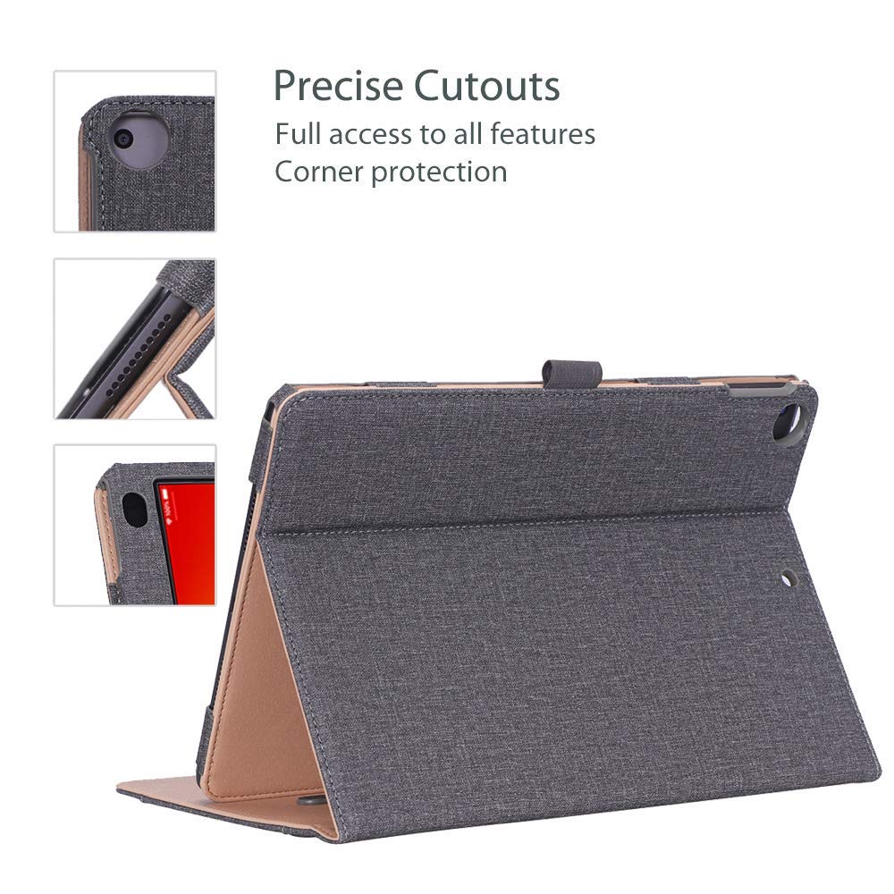 Procase For Ipad 10.2 Inch Case 2021 9Th Generation/2020 8Th Generation/2019 7Th Generation Ipad Case, Leather Vintage Stand Fol