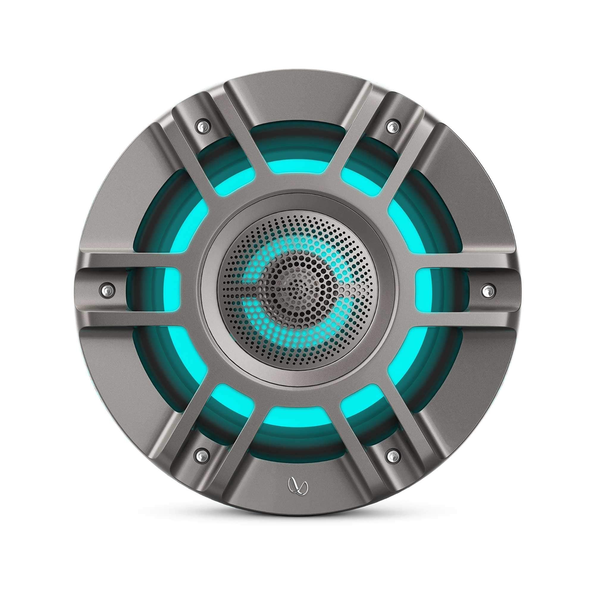 Infinity Kappa8135Mam - Kappa Marine Kappa8135M Titanium 8 Premium 3-Way Rgb Led Convertible Speakers