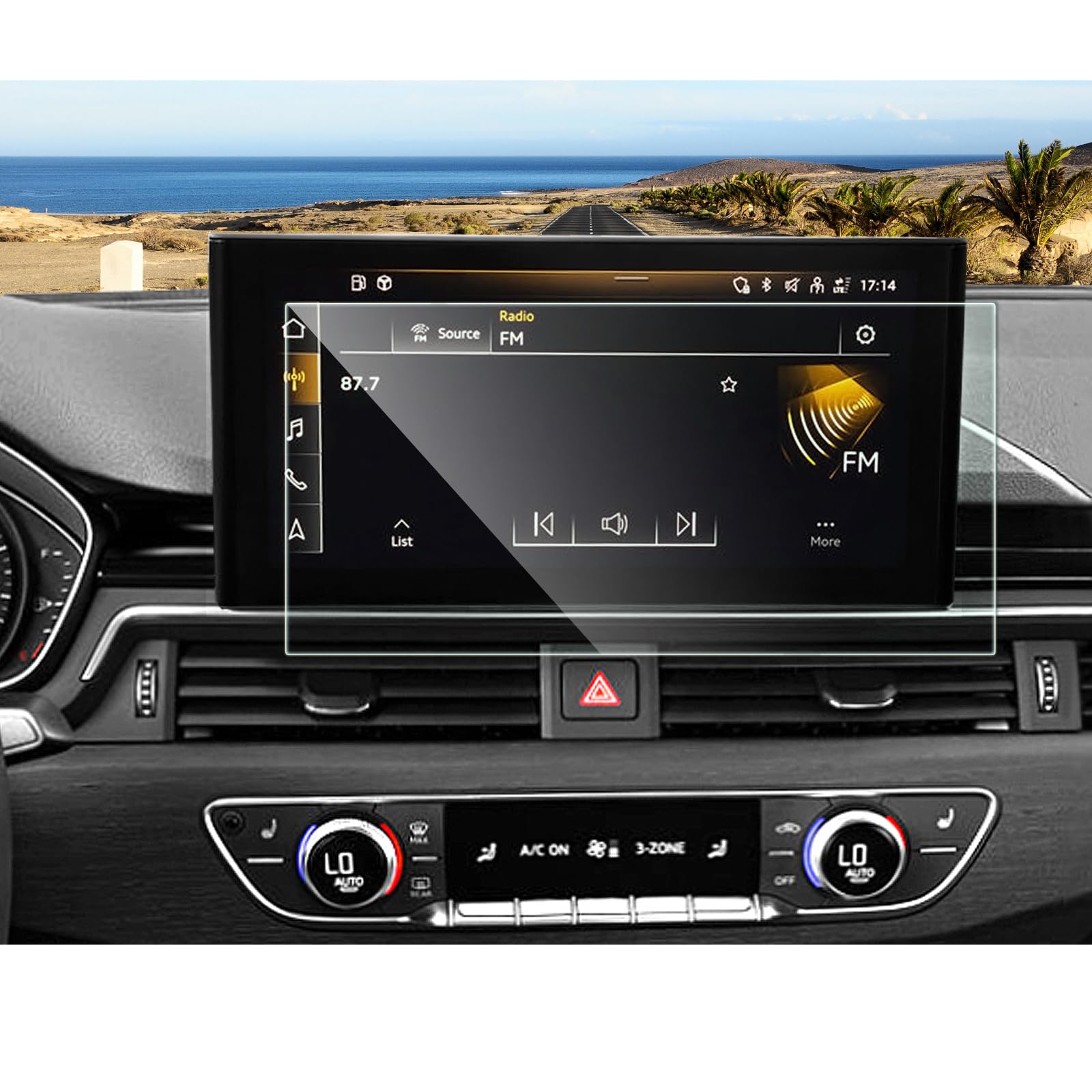 Coleya For 2020 2024 Audi A4 Screen Protector, For 2020 2023 2024 Audi A5/ 2021 2024 Audi Q5 Screen Protector, 10.1 Inch Tempere