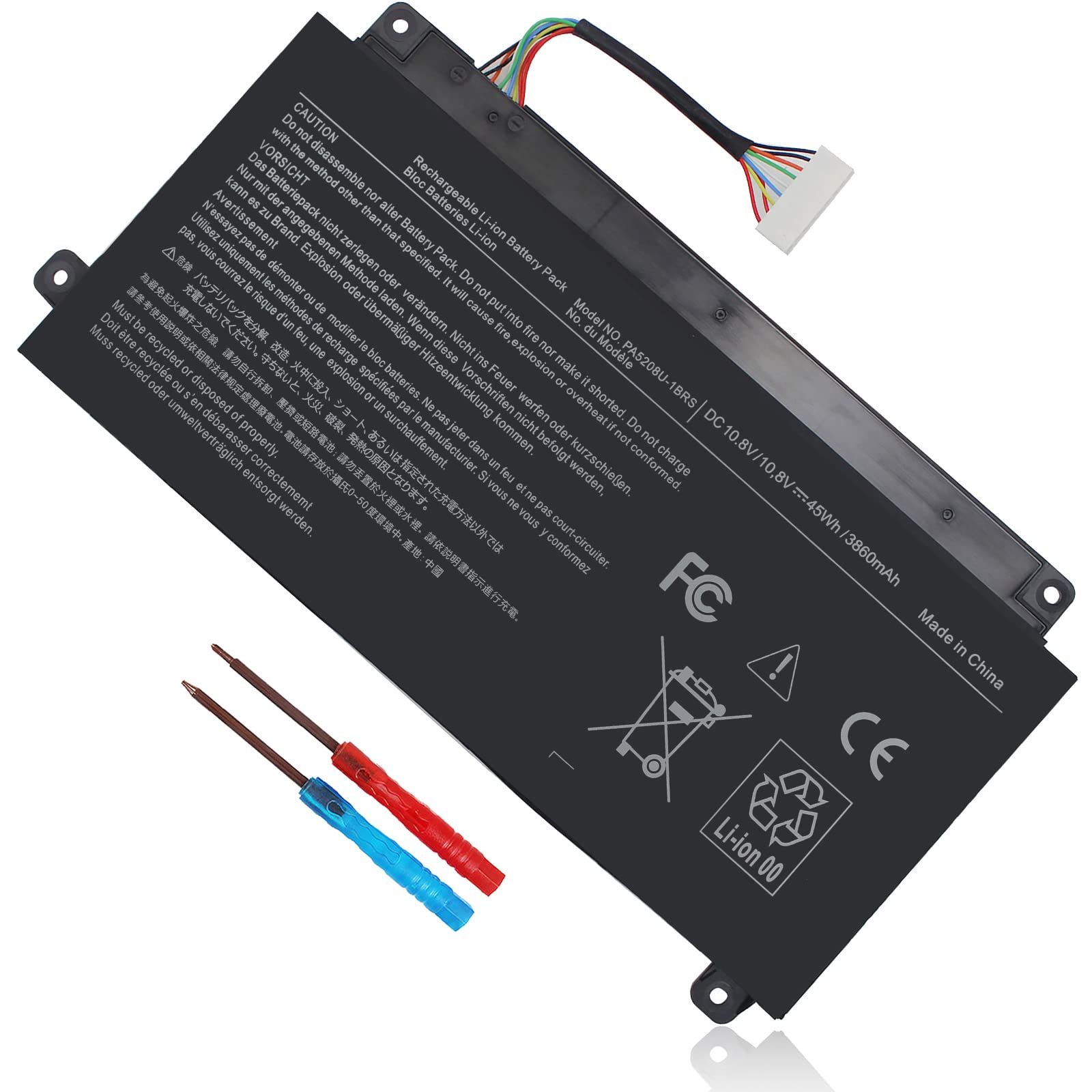 Gomarty Pa5208U 1Brs Battery Compatible With Toshiba Satellite P55W E45W E45W C4200X E45W C4200 P55W C5204 P55W C5208 P55W C5200