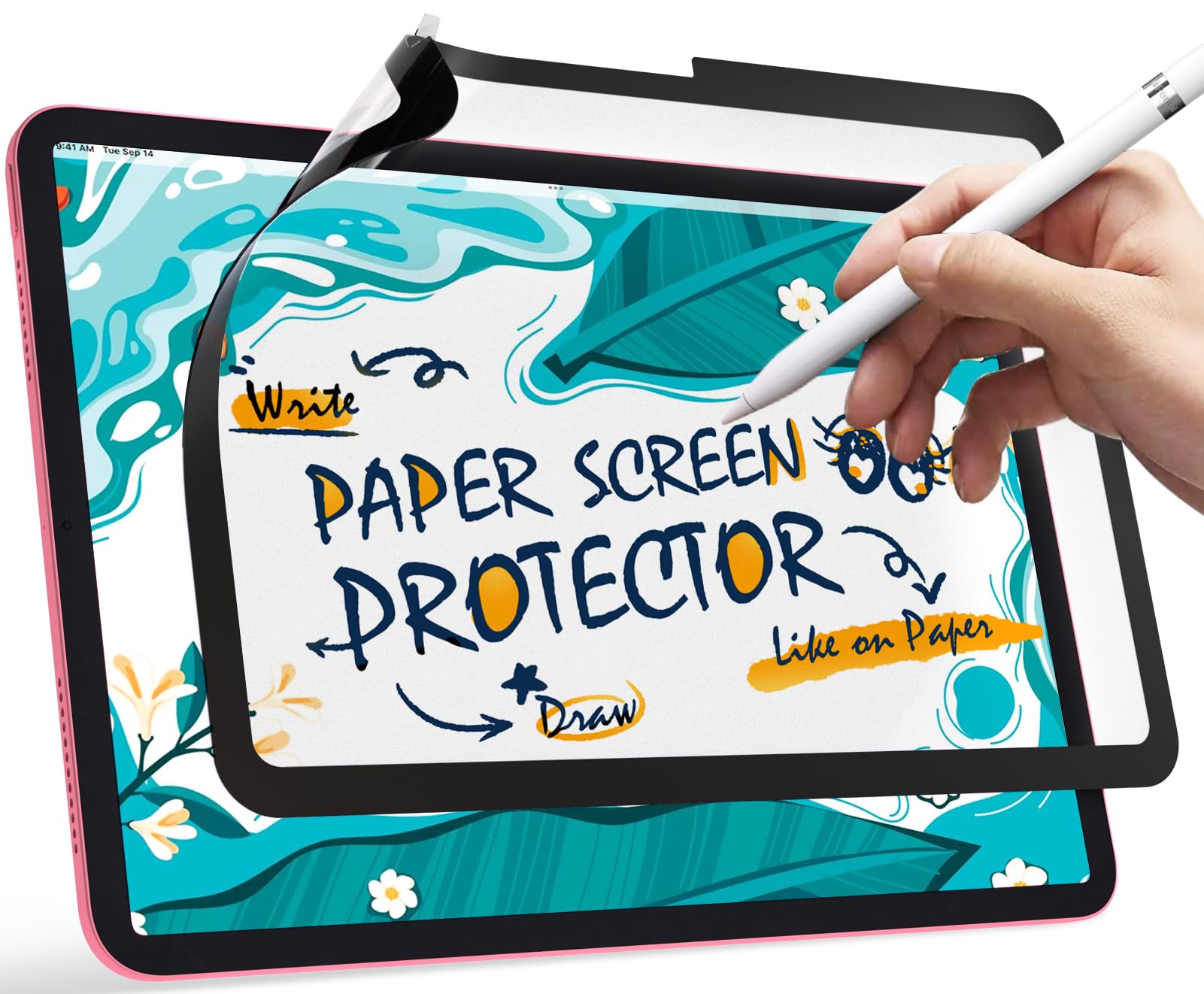 Mamol Paper Screen Protector For Ipad 10Th Generation 10.9 Inch 2022, Write And Draw Like On Paper, Ipad 10.9In Anti Glare Scree