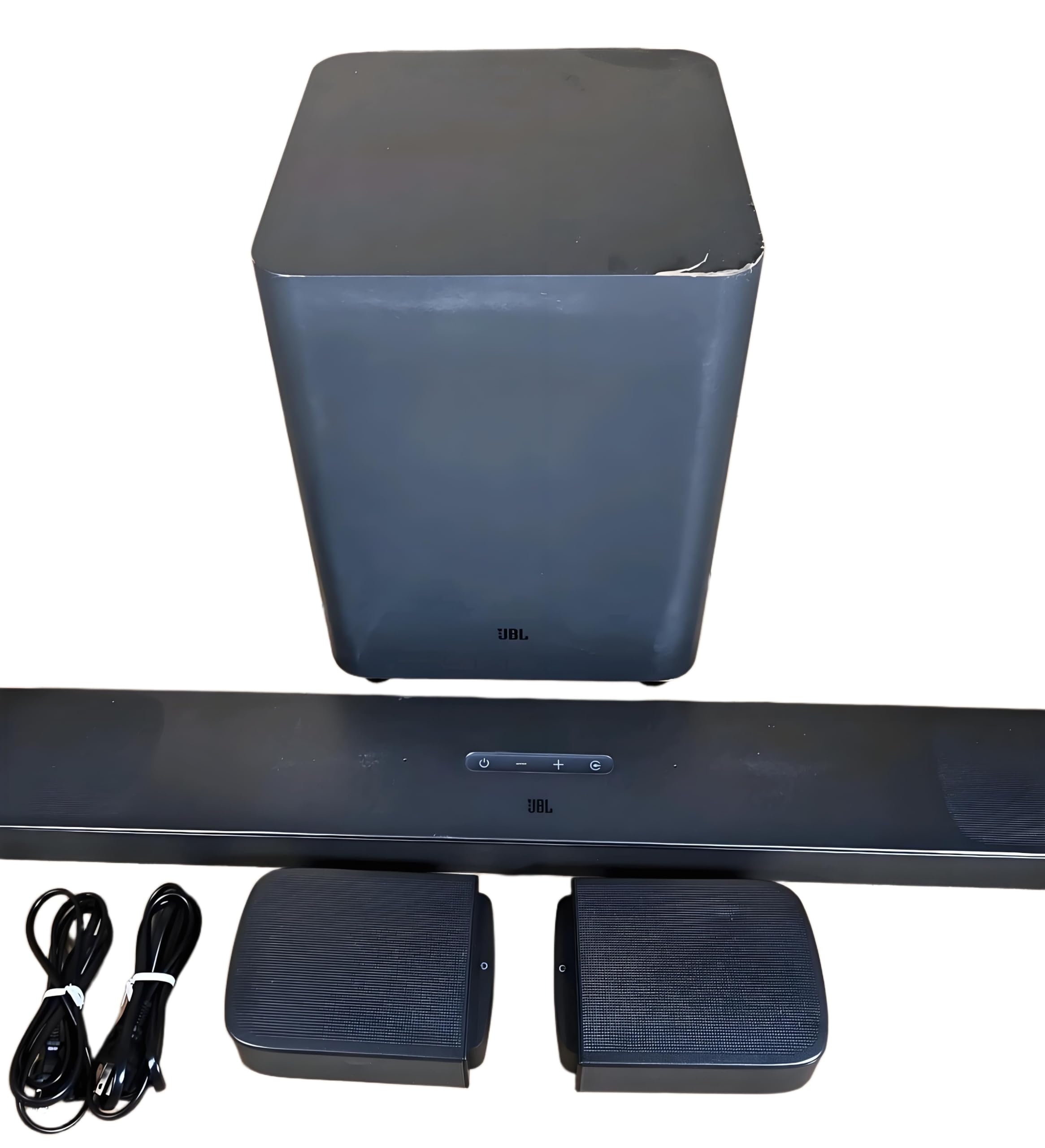 Jbl Bar 9.1 Channel 3D Surround Sound Soundbar With Wireless Detachable Rear Speakers - 5.1.4-Channel, Bluetooth, Airplay 2, & C