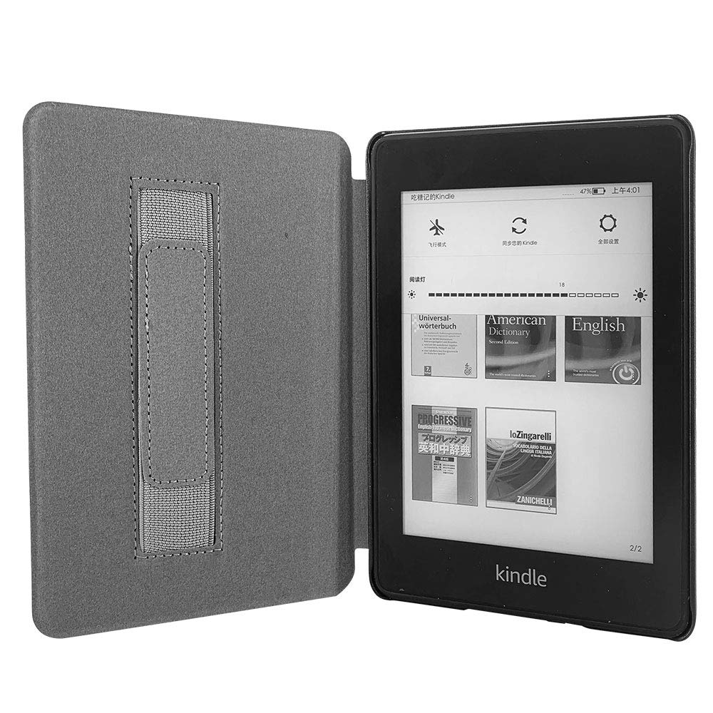 Case For New Kindle (2024/2022 Release) With Hand Strap   Leather Cover Auto Sleep/Wake For 6'' Kindle (11Th Generation), Dogs F