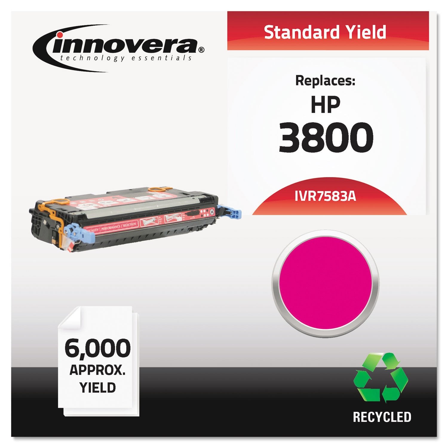 Innovera Remanufactured Magenta Toner, Replacement For 503A (Q7583A), 6,000 Page Yield