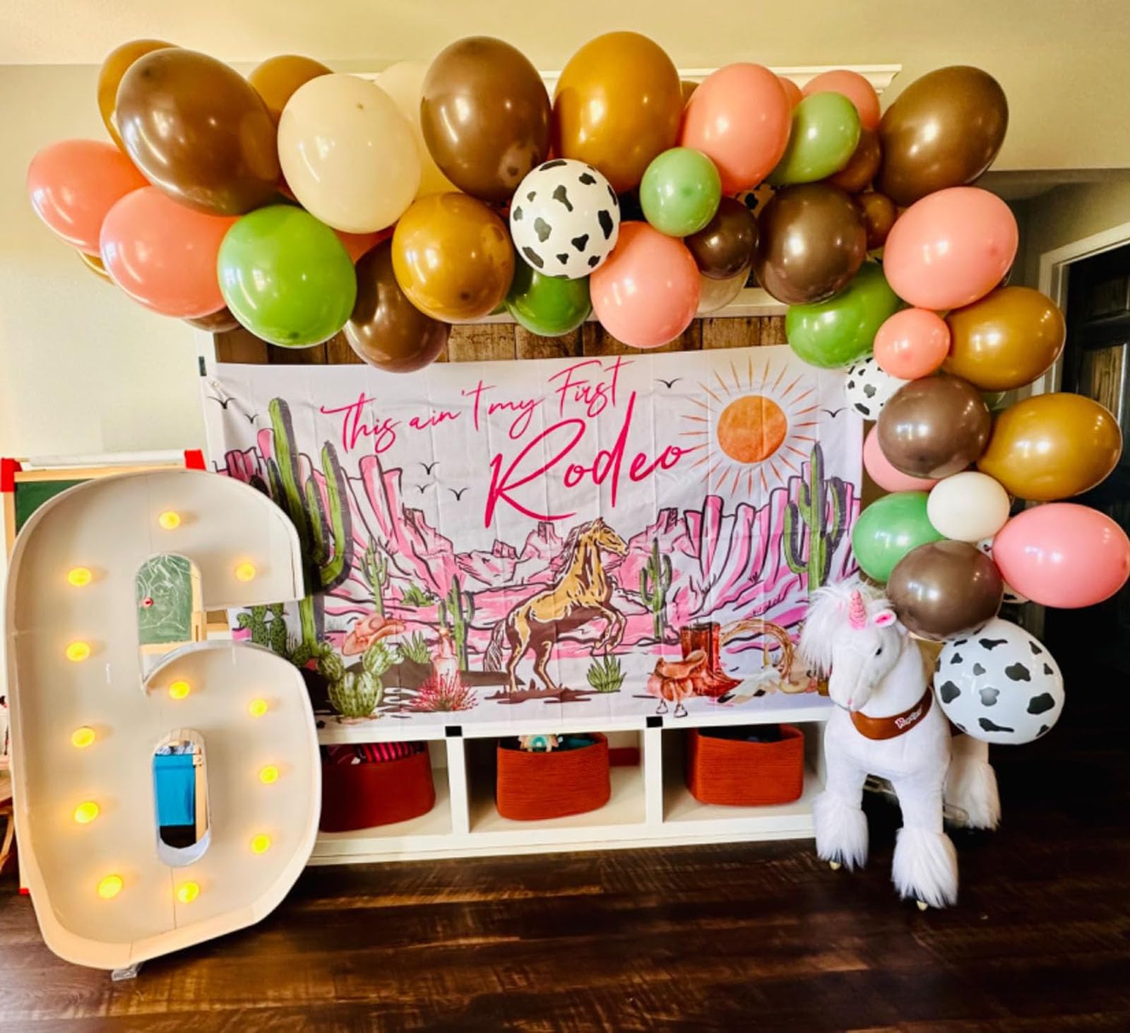 Avezano Western Cowgirl 2Nd Birthday Backdrop This Aint My First Rodeo Birthday Party Decorations Wild West Second Birthday Back