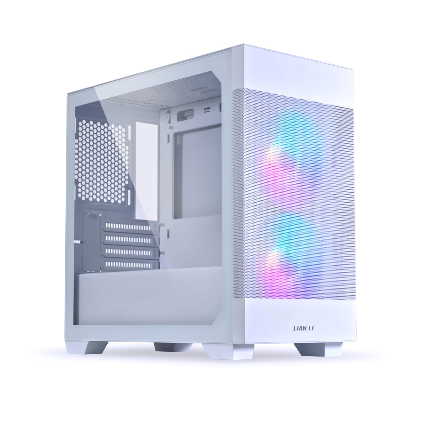 Lian Li High Airflow Micro Atx Pc Case, Rgb Gaming Computer Case, Mesh Front Panel Mid Tower Chassis With 2X140Mm Argb Pwm Fans